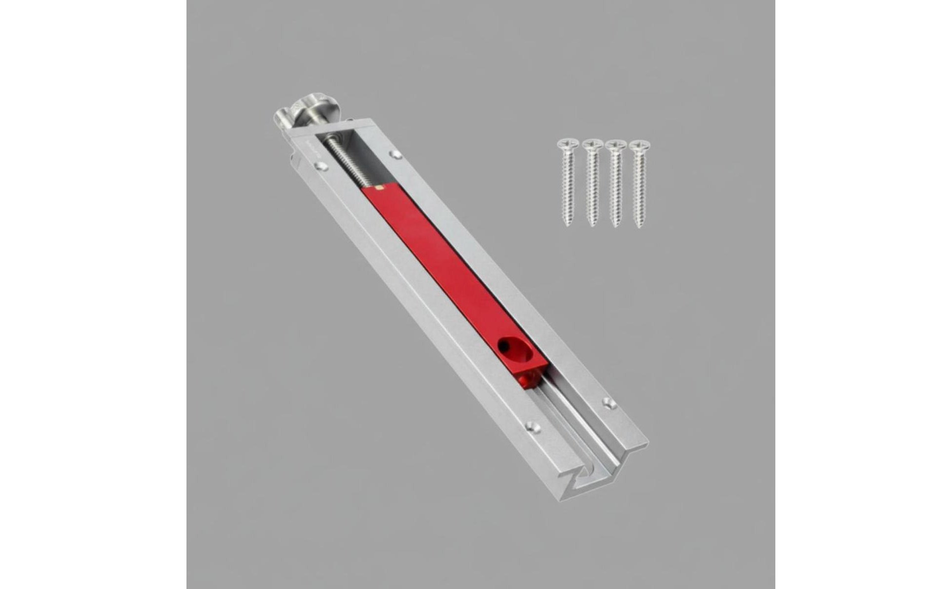 Embedded Tail Vise Aluminum Alloy Woodworking Tail Vise Flush Mounted for DIYers
