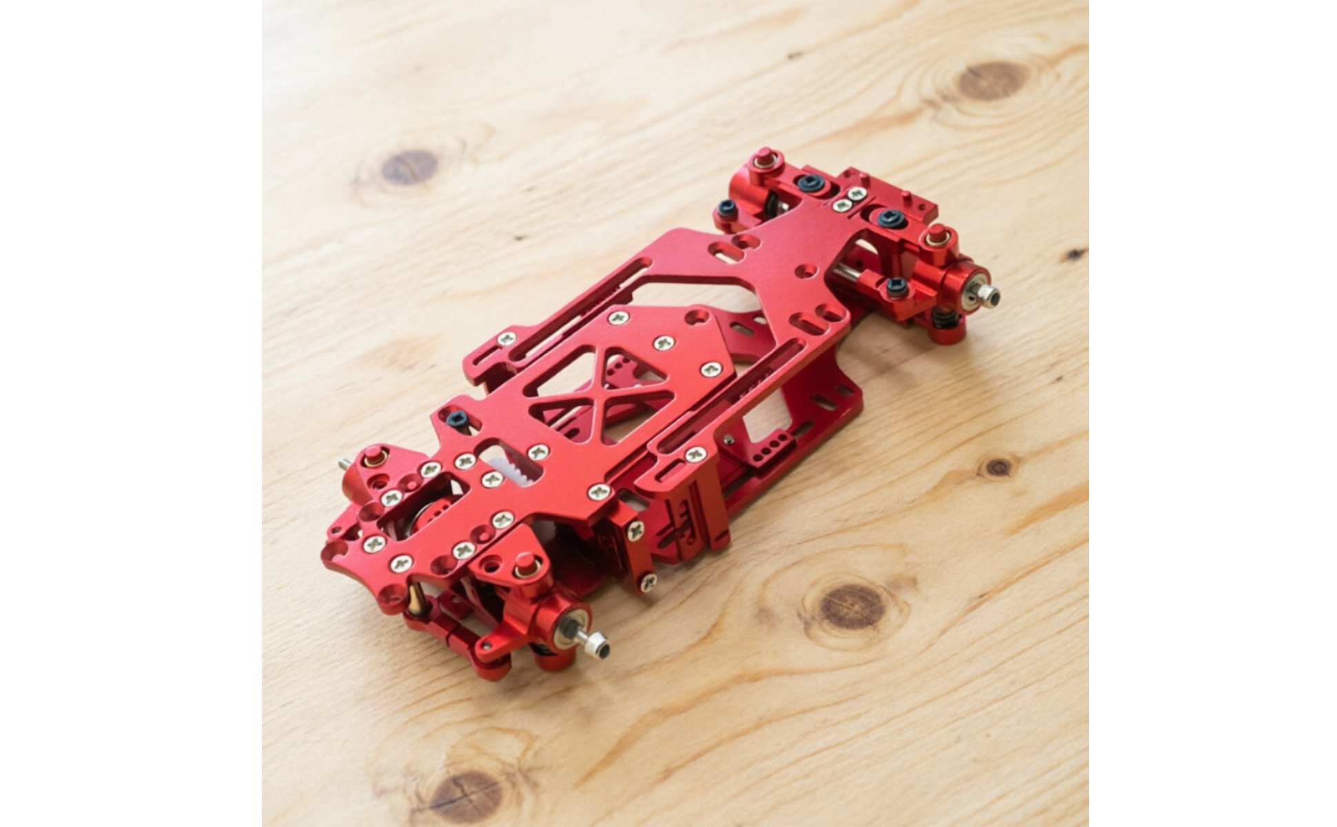 Metall-Chassis 1:28 vollmetall Hinterradantrieb Drift-Chassis für Hobby-Bastler