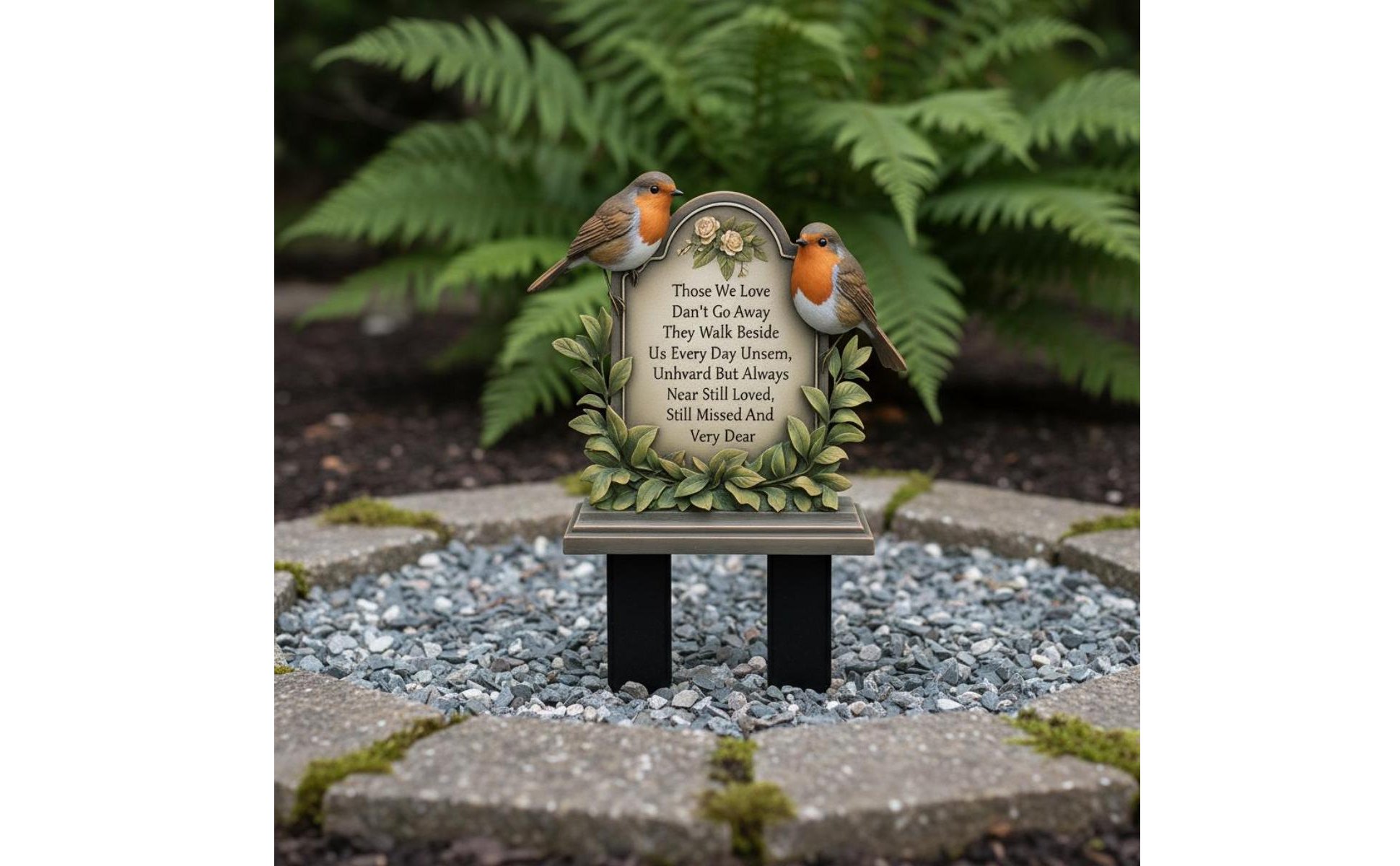 Resin Angel Stake Outdoor Angel Grave Marker Memorial Gift for Grieving Families