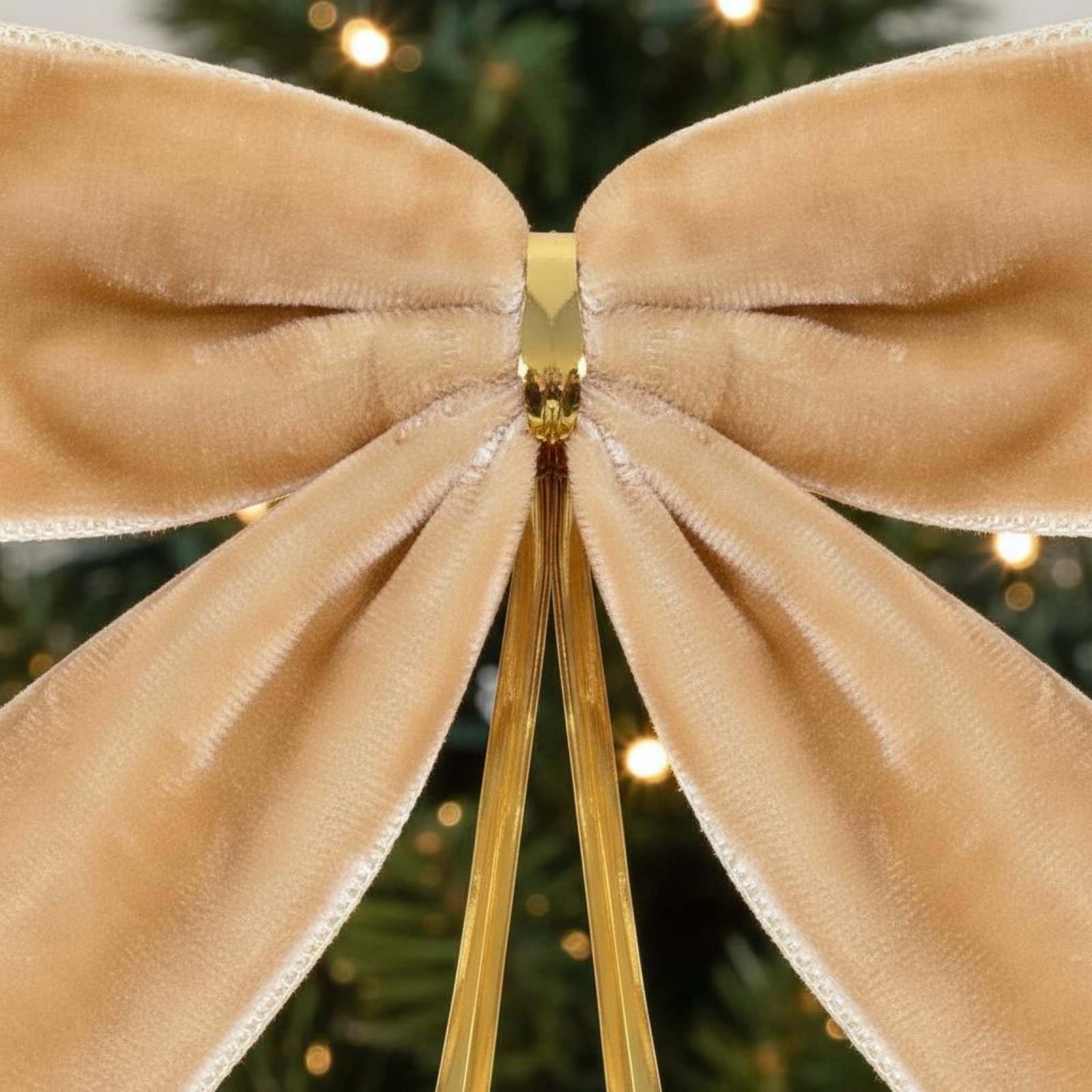 Samt Schleife Dekoration Festliche Weihnachtsdeko Langlebig - Produktbild 6