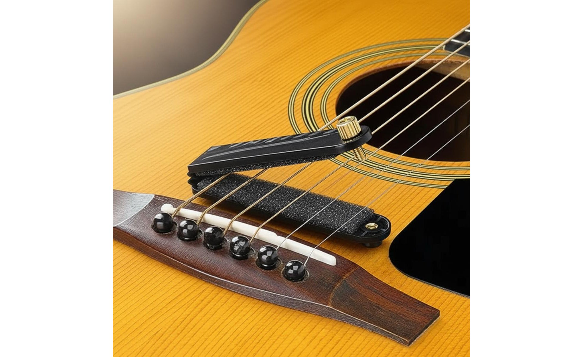 Guitar Practice Mute Neighbor Friendly Guitar String Dampener Noise Reducer