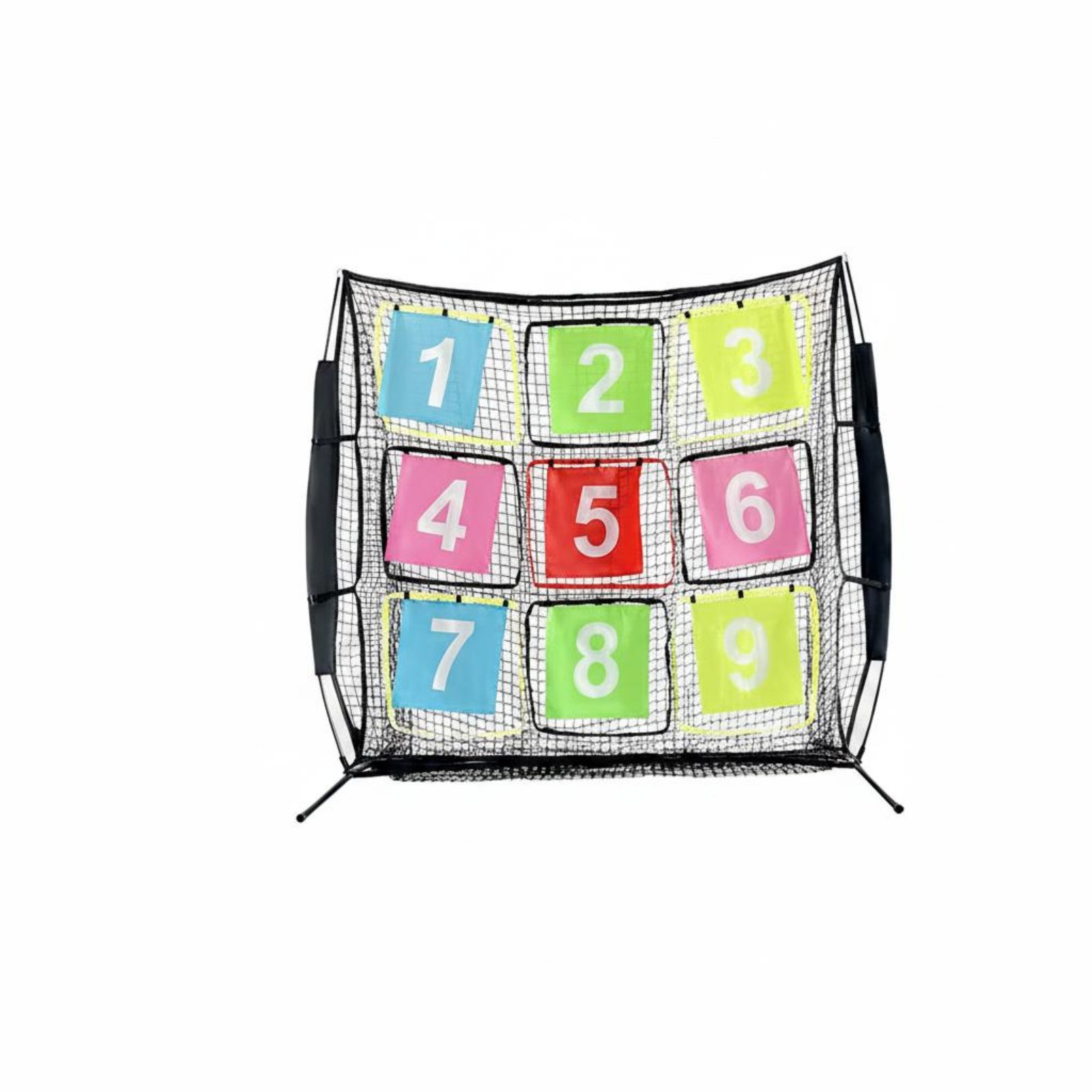 Training Aid 9-Hole Target Net Stable Flying Disc Throwing Net Easy to Storage for Outdoor