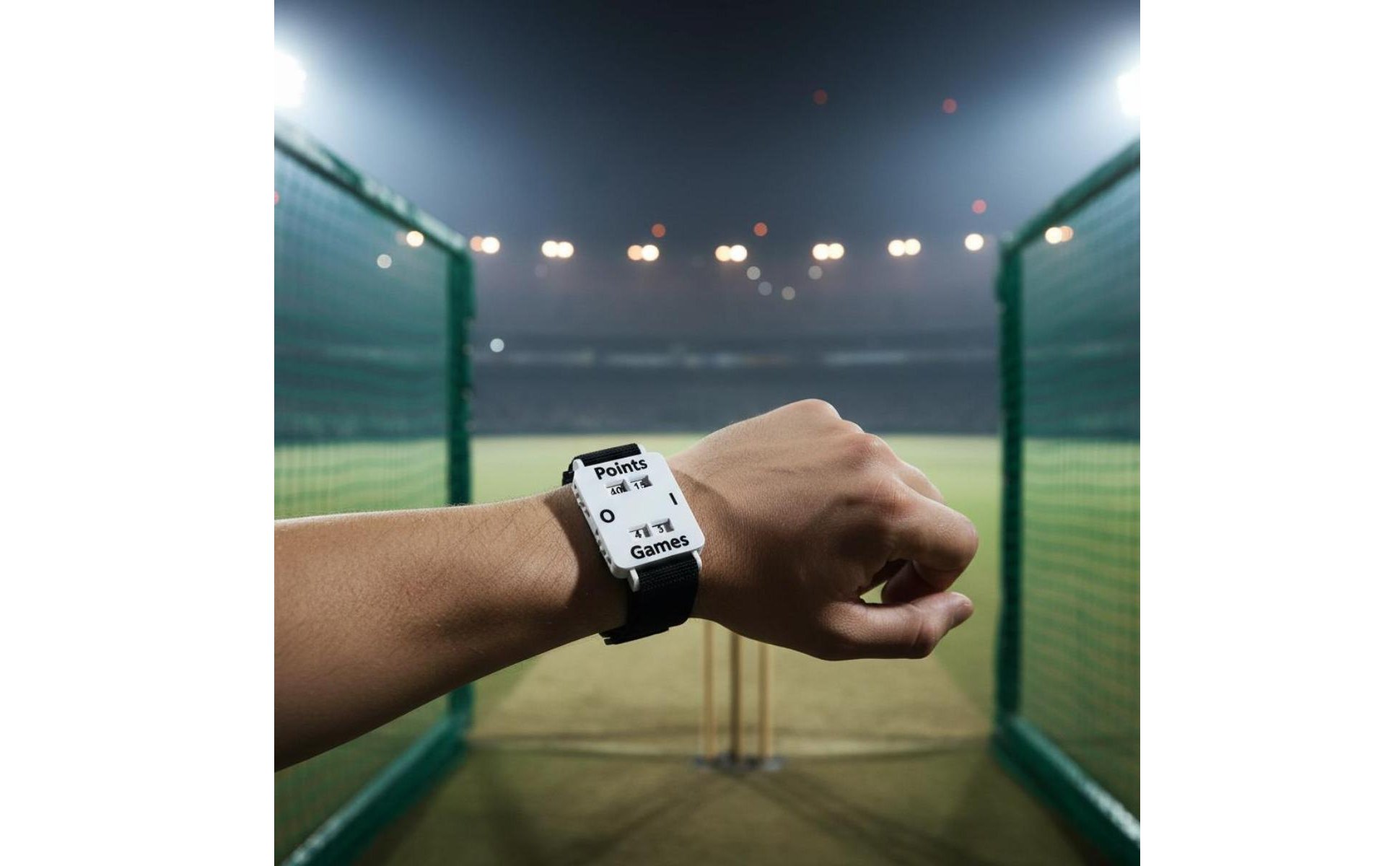 Portable Wrist Scorer Lightweight Wrist Scorekeeper for Training, Tennis Players
