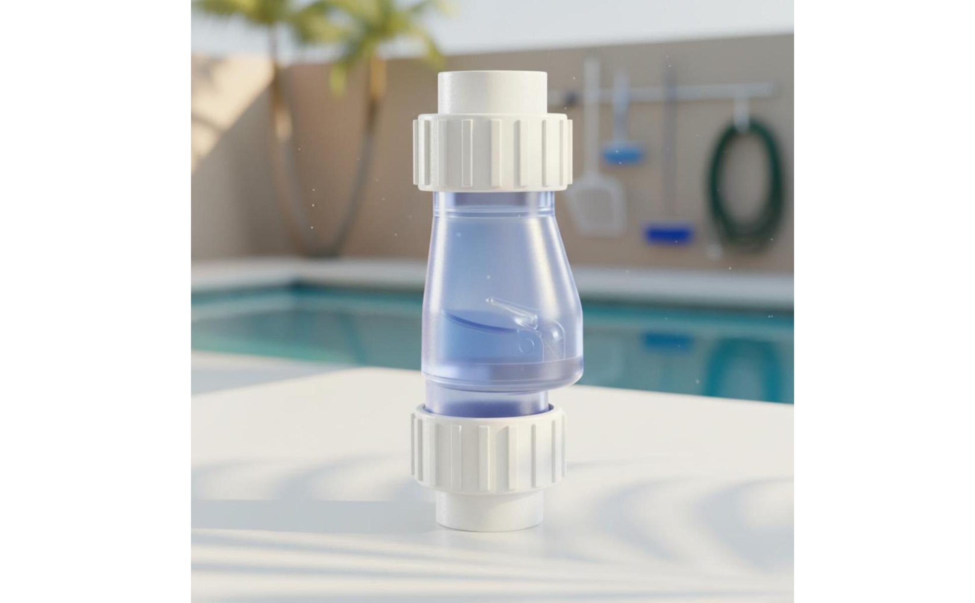 Pool Single-Way Valve Thickened Material Transparent Check Valve