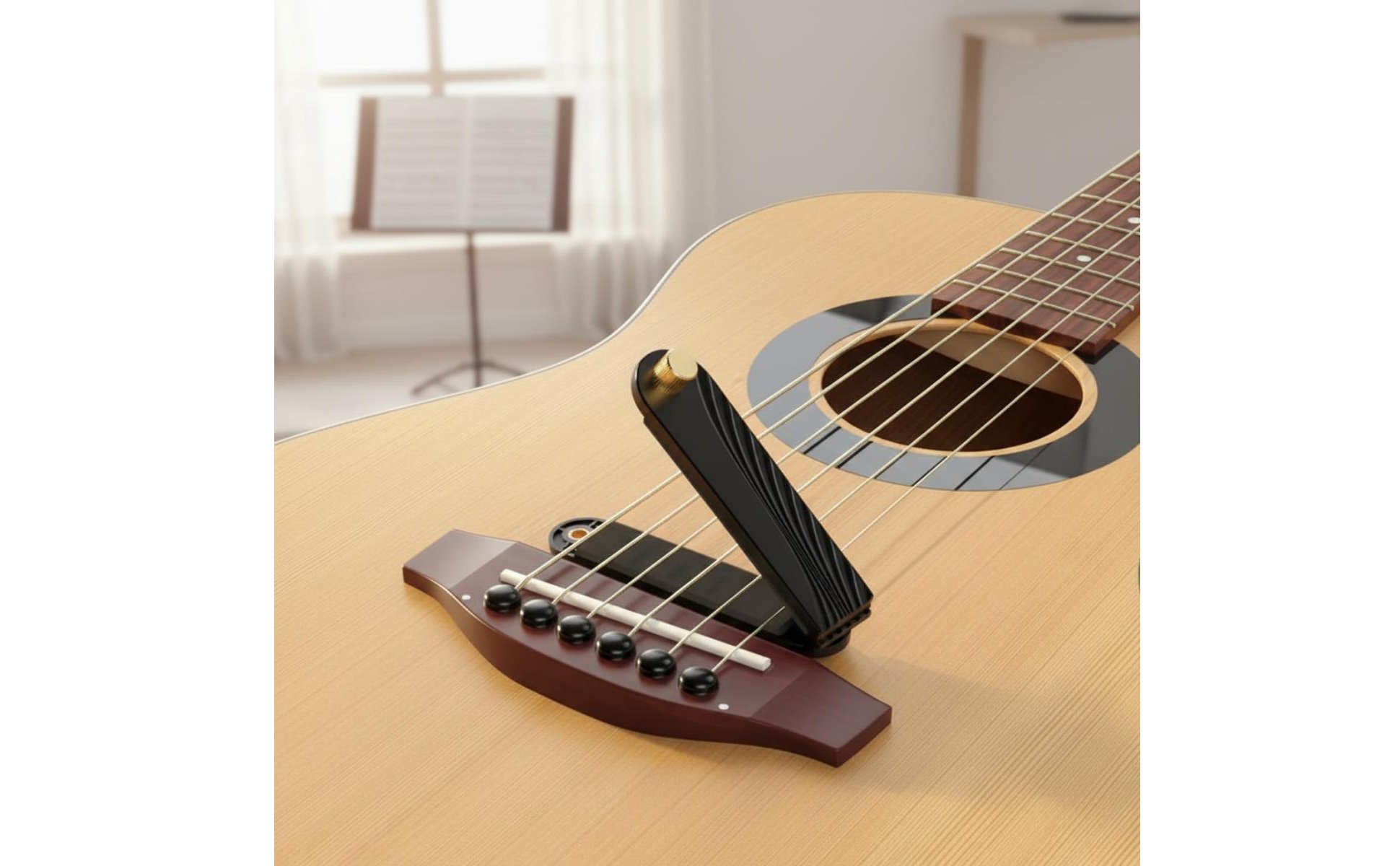 Guitar Practice Mute Neighbor Friendly Guitar String Dampener Noise Reducer