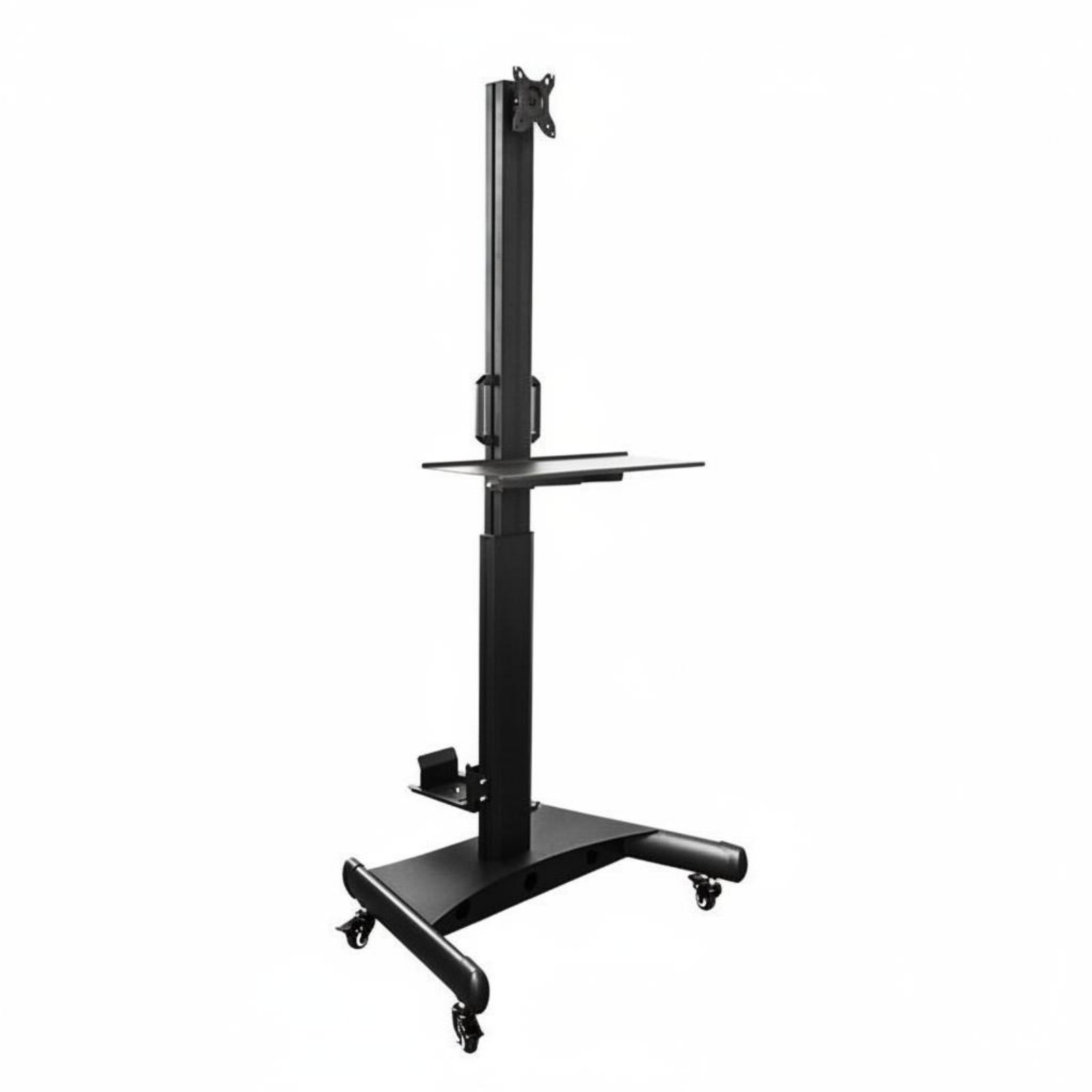 Monitor Mount Mobile Stand Keyboard Tray Work Furniture Swivel Design