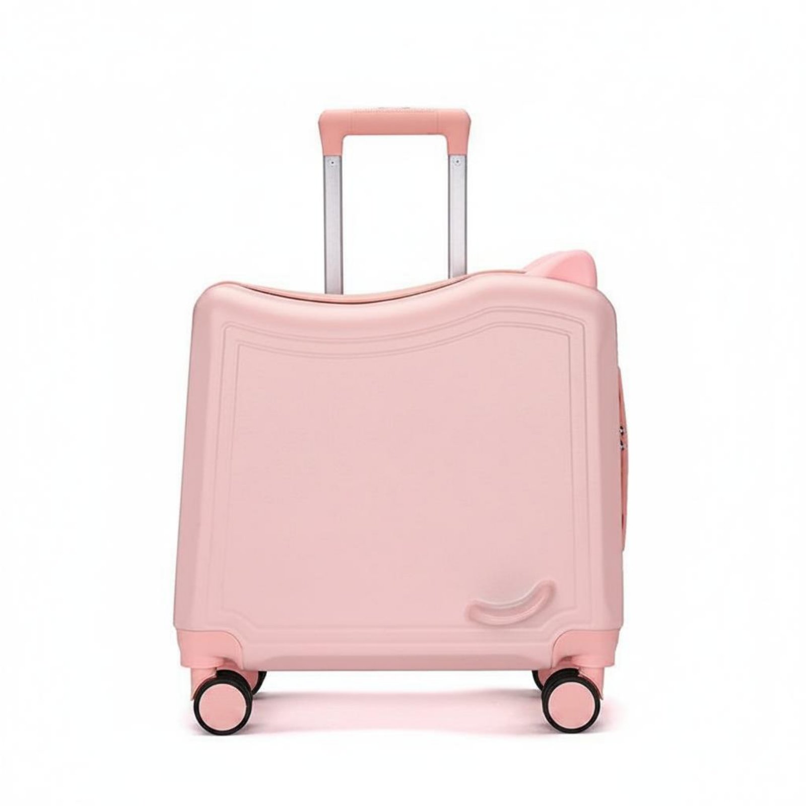 Combination Lock Rollable Suitcase Kids Rotating Suitcase for Airplane