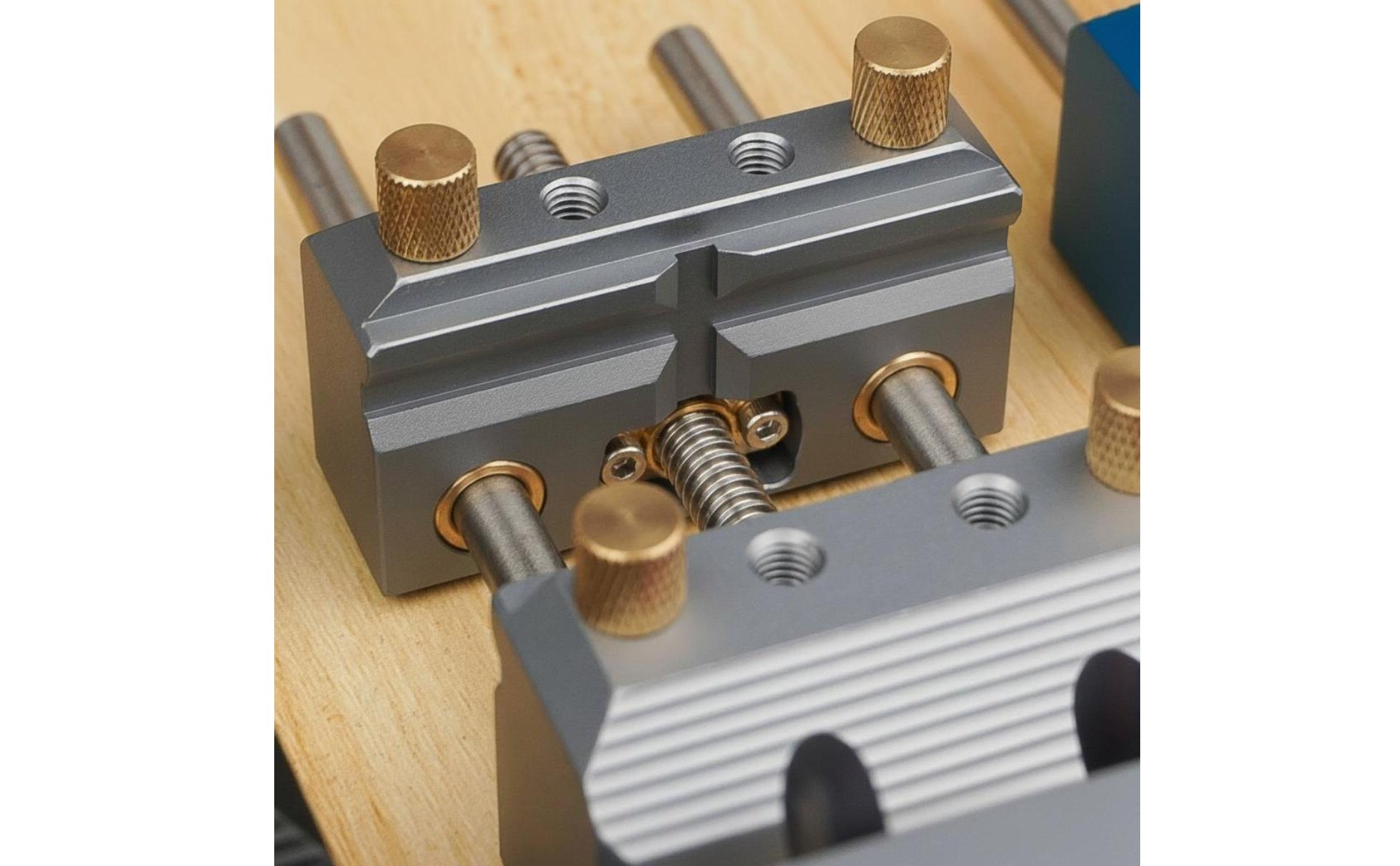 Aluminum Bench Vise Multi-Function Mini Table Vise Compact for Home Workshop