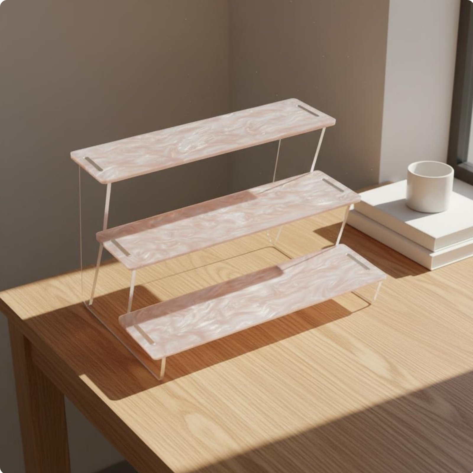 Blindbox-Regal kristallklar Anime-Displayständer stur für Vitrine, Sammler