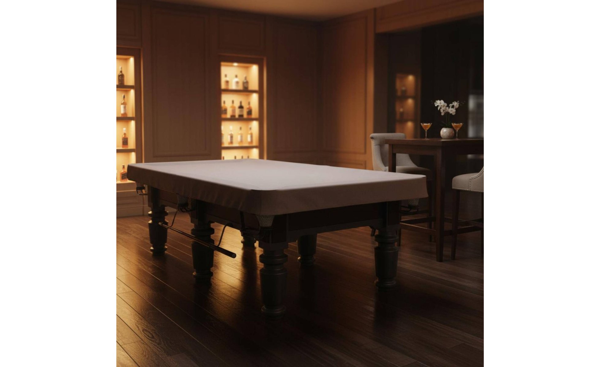 Housse Extensible de Table de Billard Facile à Nettoyer pour Bar