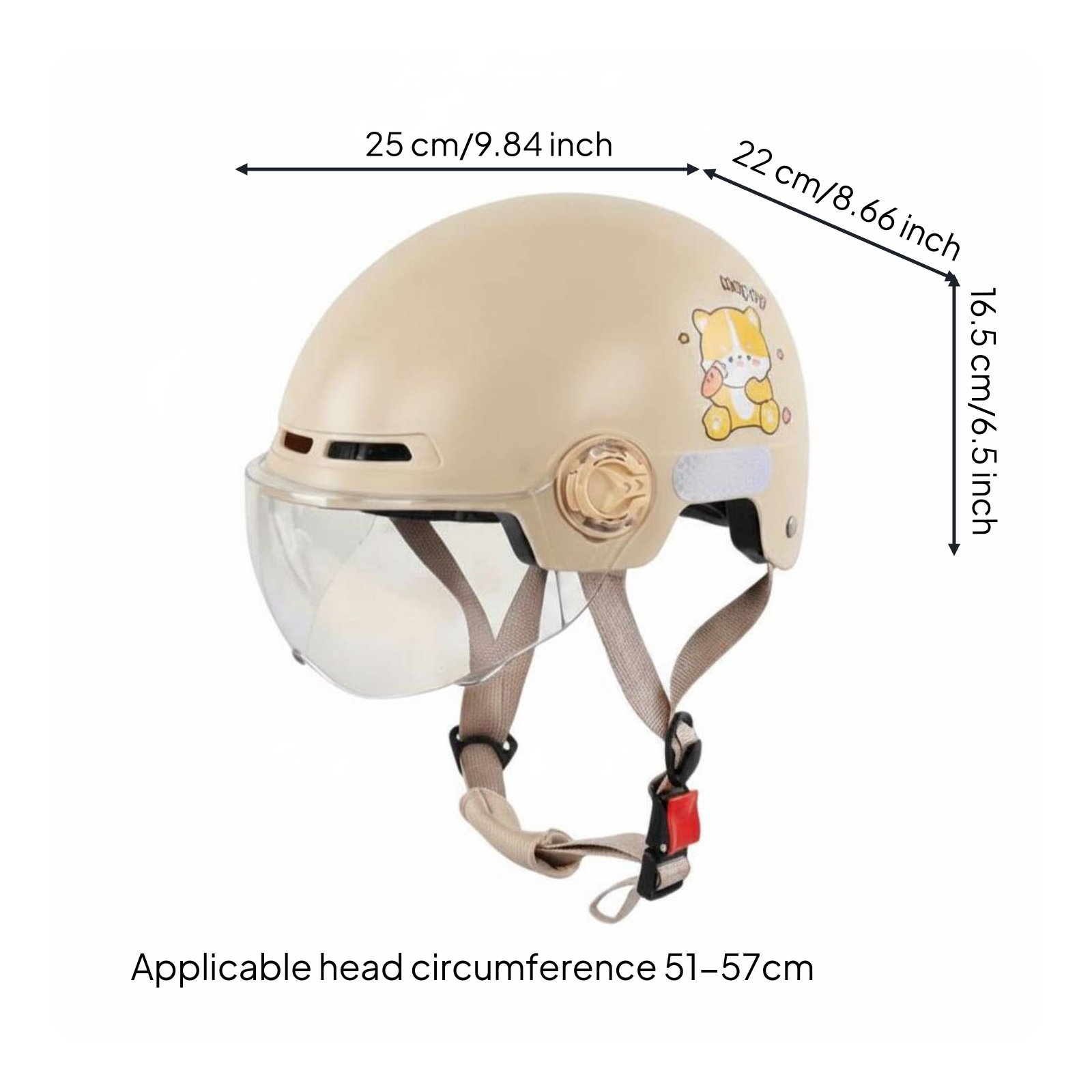CCC Certified Kids Helmet Anti-Fall Breathable Kids Helmet Lightweight Sports Safety Gear Shock-Absorbing for Electric Scooter Riding, Cycling
