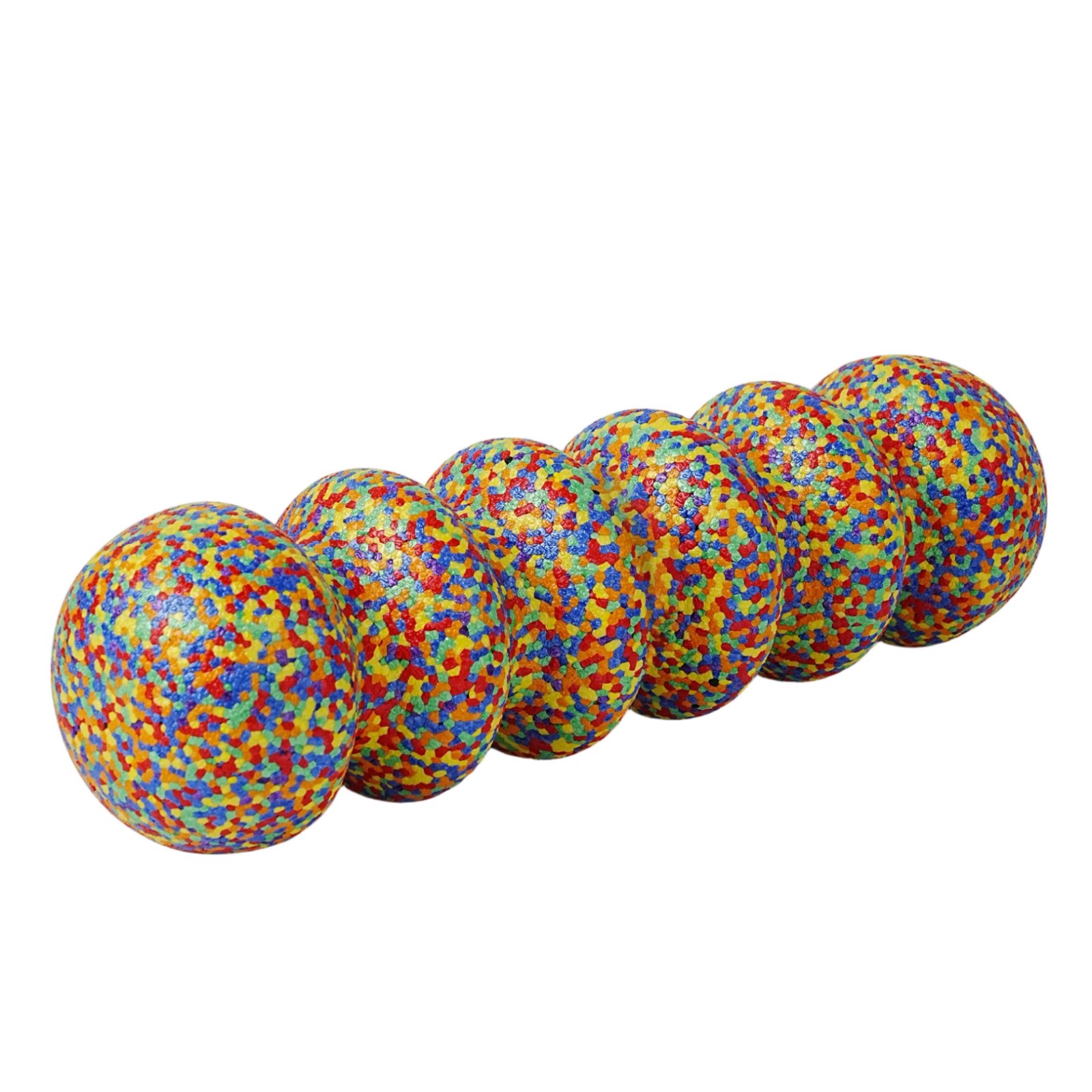 High Hardness Wavy Foam Roller Expanded Polypropylene Material Foam Roller Textured Surface Fitness Gear Muscle Relief for Stretching Practice, Workout, Physical Therapy