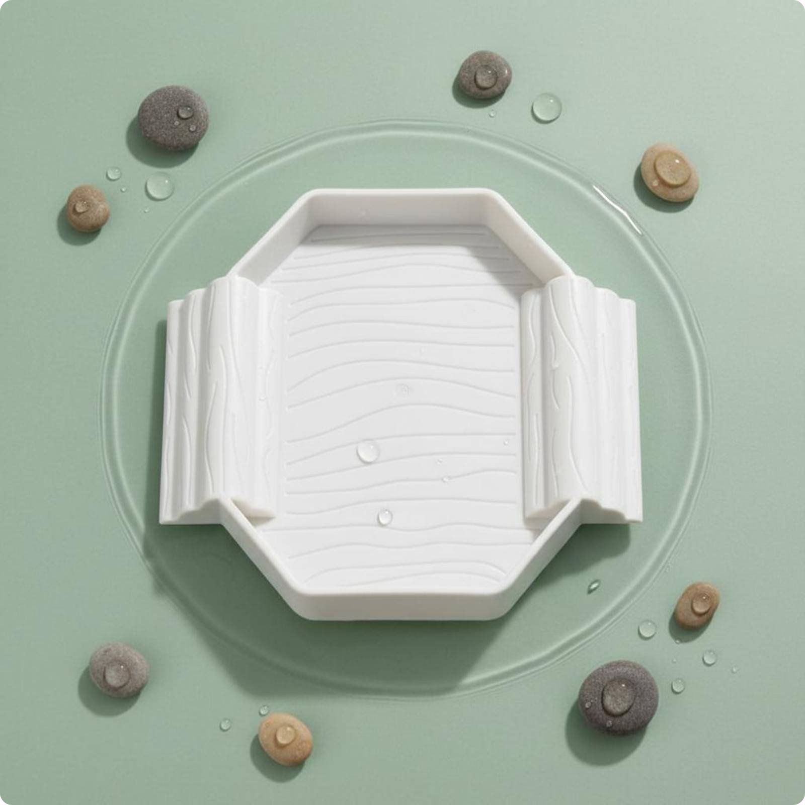 Turtle Bath Stand Multi-Use Tortoise Bath Basin Natural Design