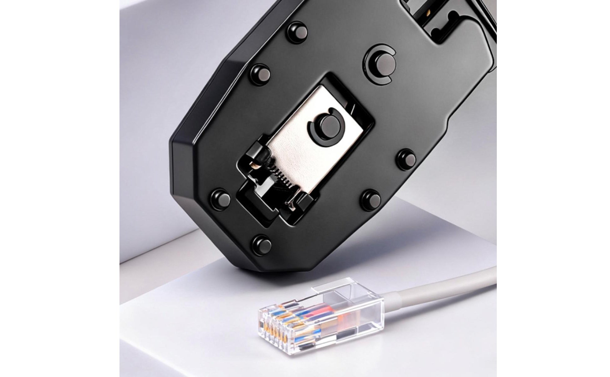 RJ45 Crimp Tool 3-in-1 RJ45 Multi-Function for Electricians, Technicians