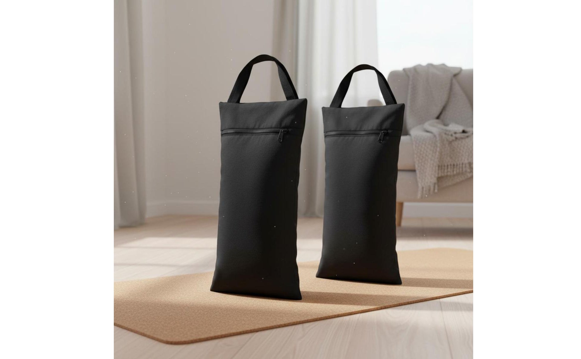2 Pieces Exercise Sandbag No Filler Exercise Weight Bag Unfilled for Gym