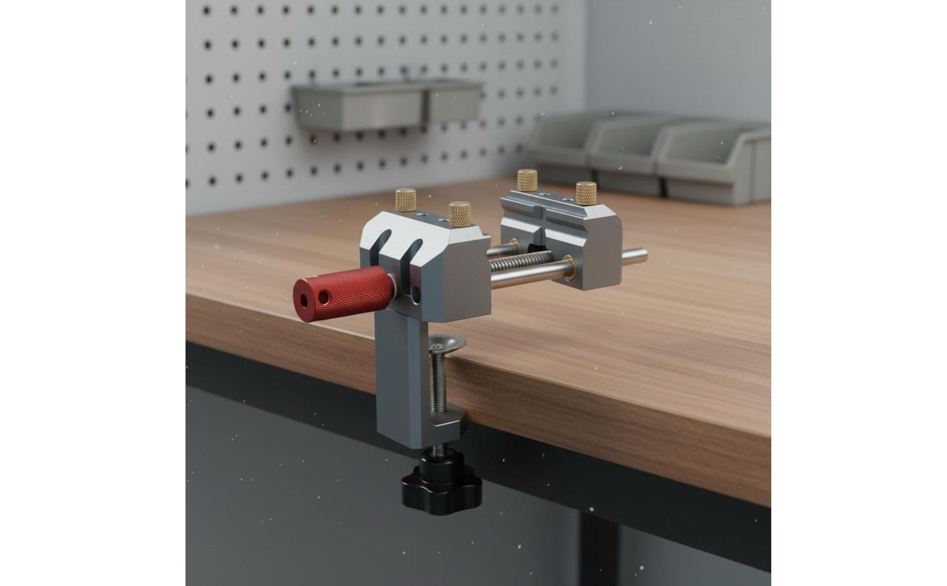 Aluminum Bench Vise Multi-Function Mini Table Vise Compact for Home Workshop