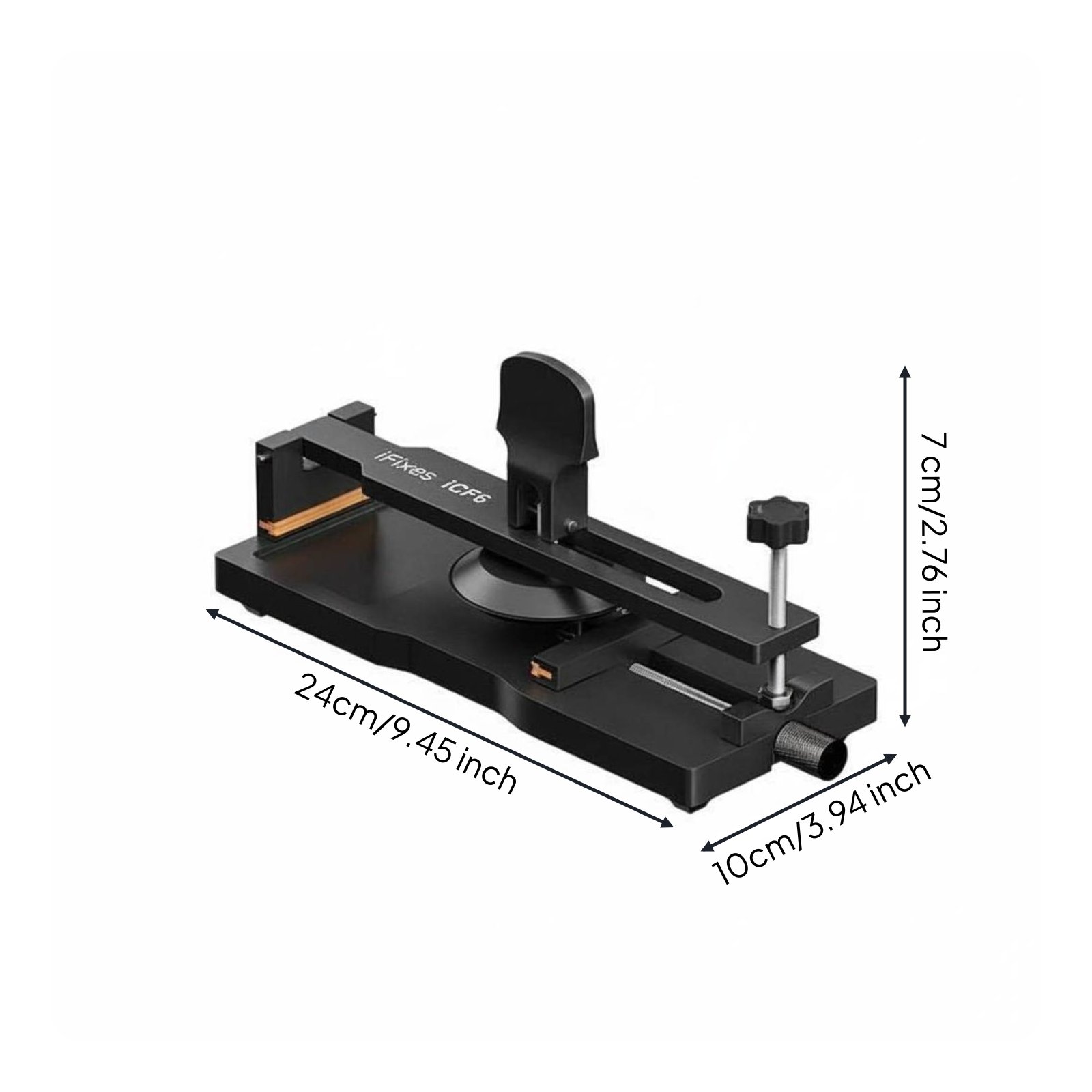 Heatingnon-Heating Phone Screen Separator Safe and Reliable Screen Separator Easy to Use Suction Clamp Fixture Universal Compatibility for Professionals, Technicians, Repair Shop