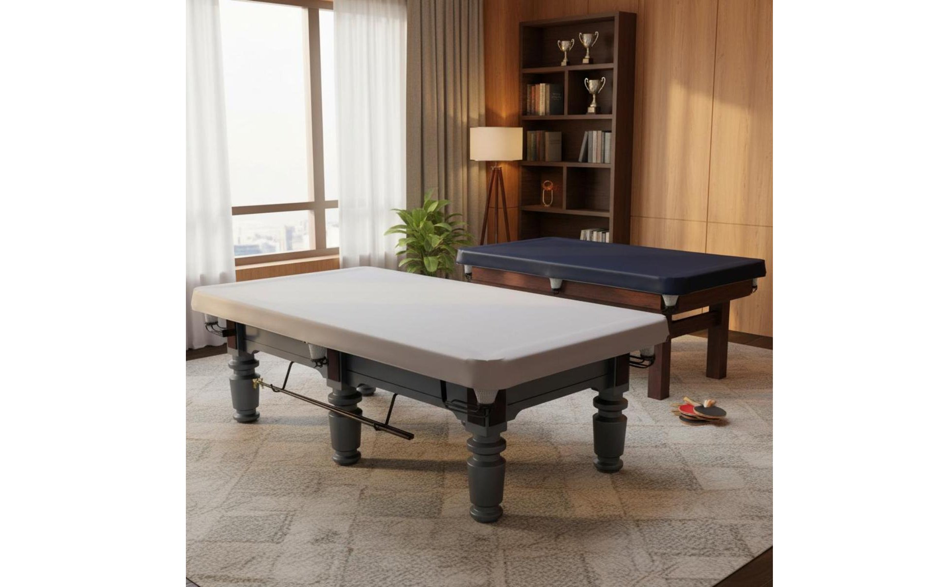 Housse Extensible de Table de Billard Facile à Nettoyer pour Bar