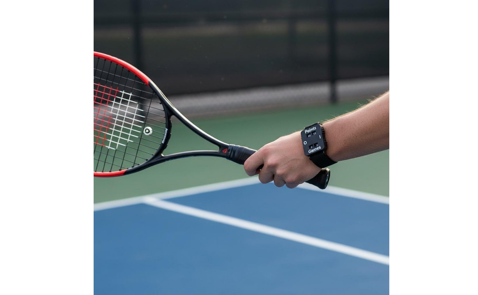Portable Wrist Scorer Lightweight Wrist Scorekeeper for Training, Tennis Players