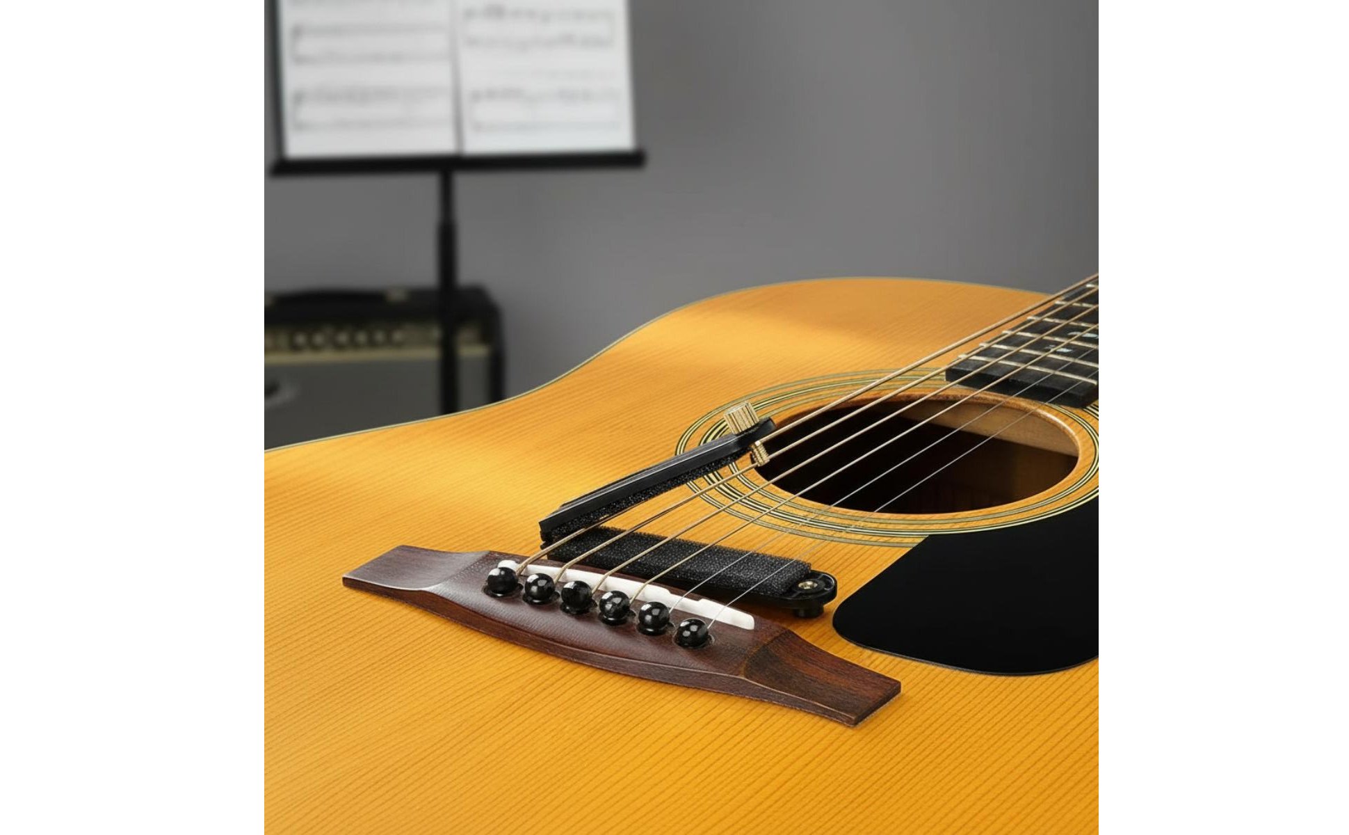 Guitar Practice Mute Neighbor Friendly Guitar String Dampener Noise Reducer