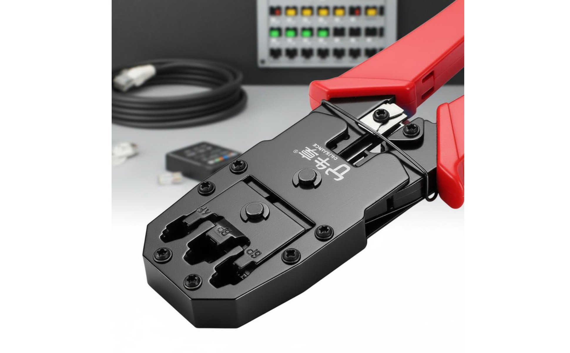 RJ45 Crimp Tool 3-in-1 RJ45 Multi-Function for Electricians, Technicians