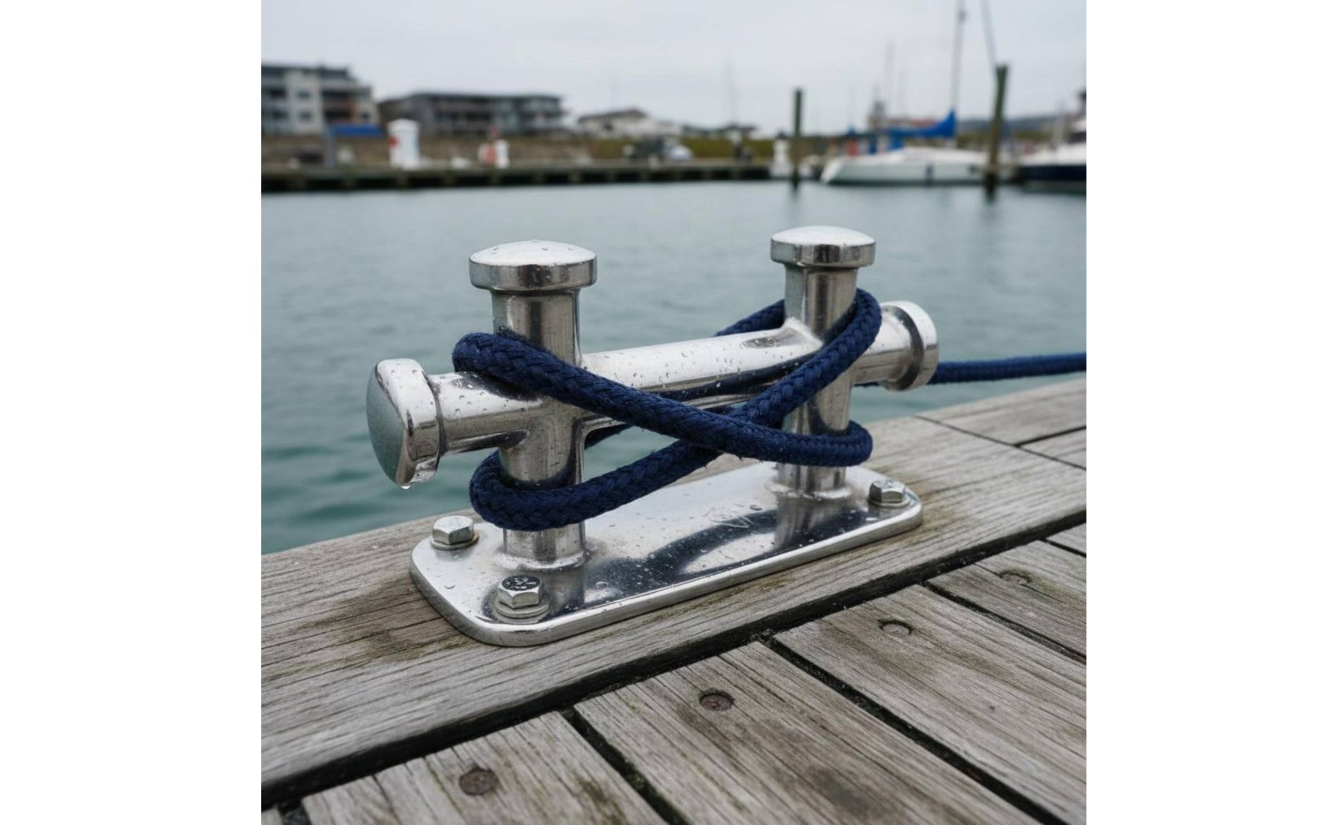 Double Cross Bollard Cross Docking Cleat Sturdy Duty