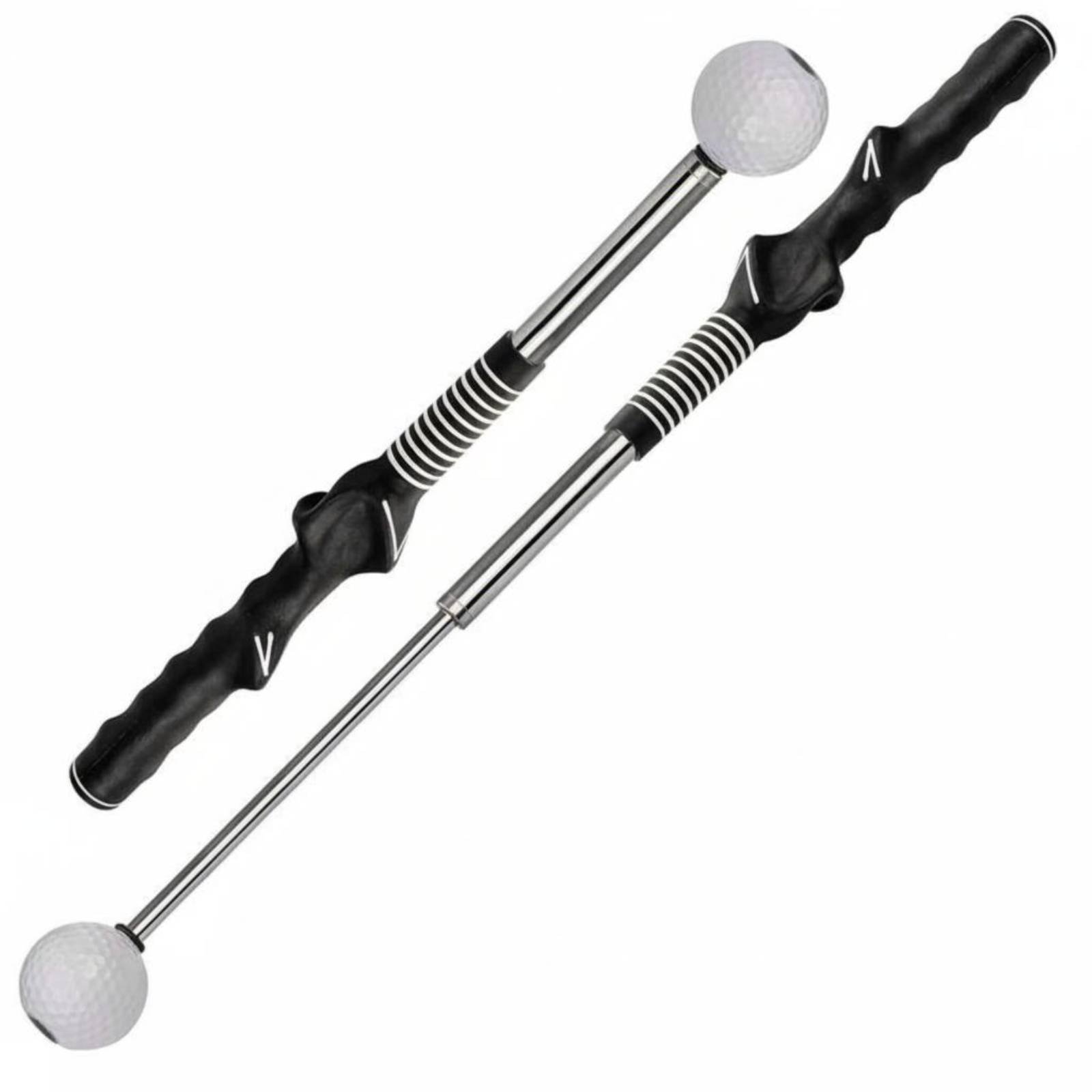 Adjustable Length Telescopic Golf Swing Practice Aid Portable Extendable Golf Swing Practice Aid for Beginners