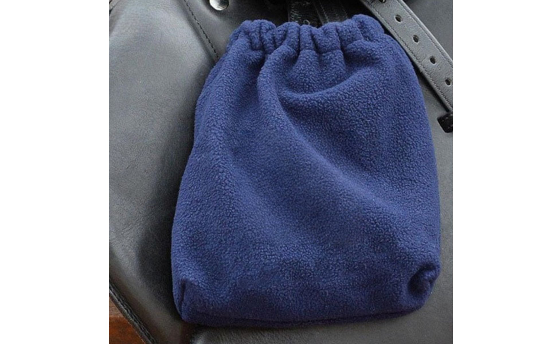 Fleece Stirrup Pouch Dustproof Thickened Stirrup Storage Bag Soft for Outdoor