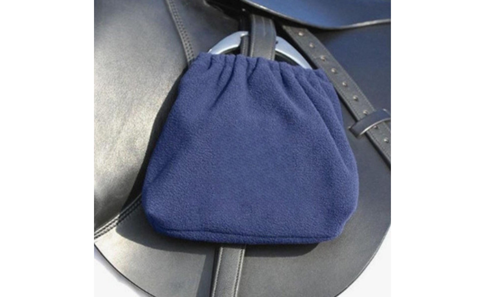 Fleece Stirrup Pouch Dustproof Thickened Stirrup Storage Bag Soft for Outdoor