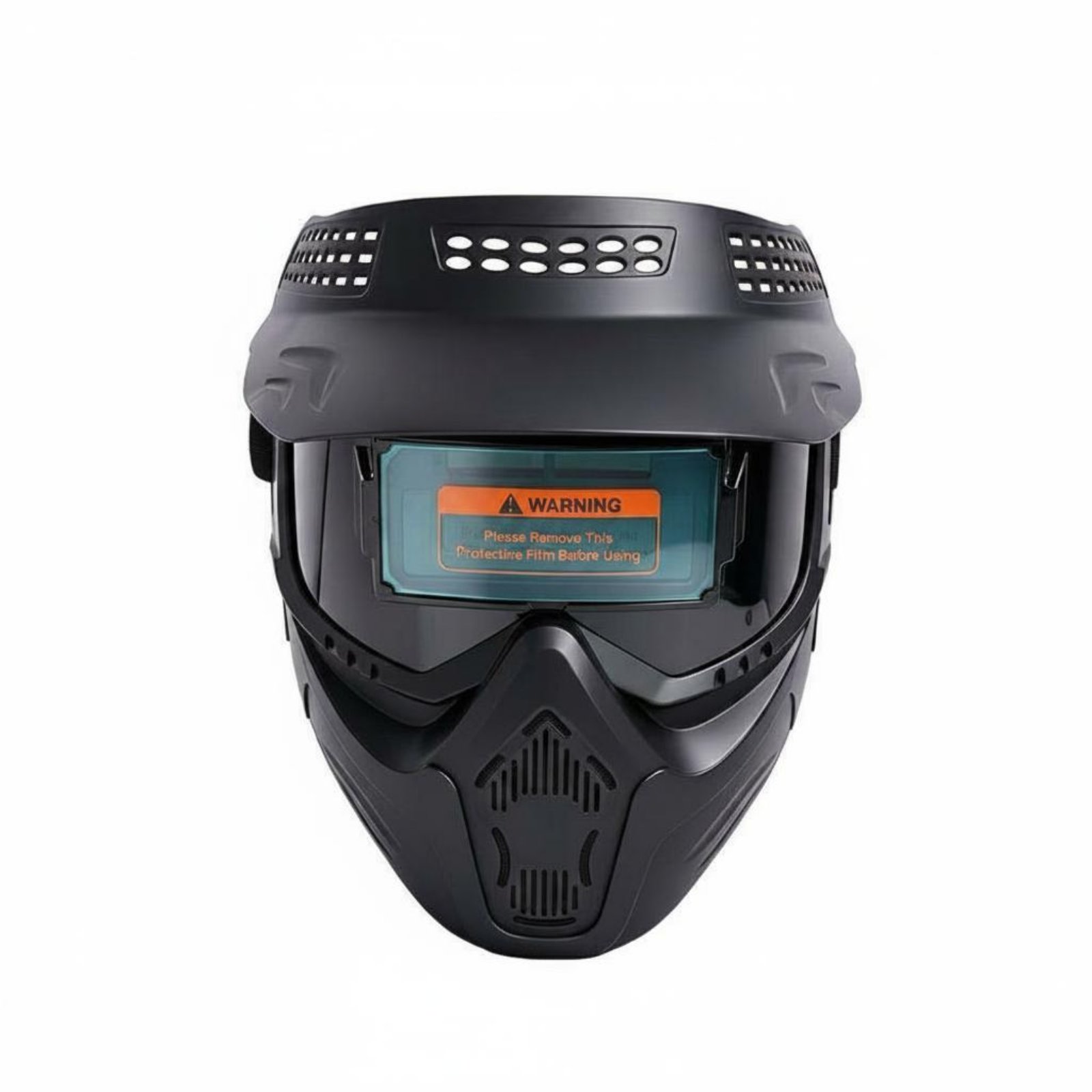Wide Brim Design Auto Darkening Fusing Helmet Long-Lasting Welder Face Guard Lightweight for Welders, Metal Workers, Factory, Garage