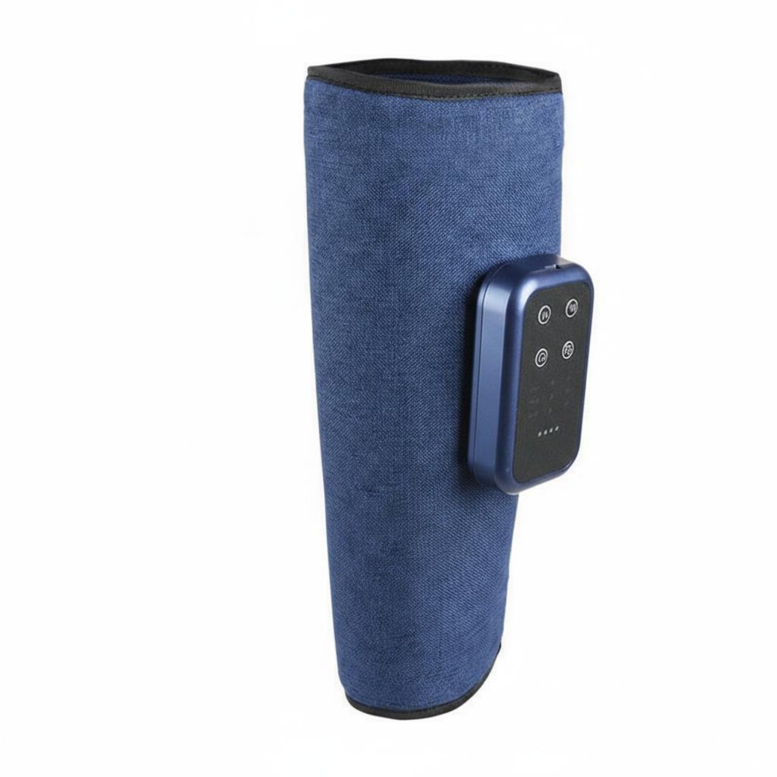 Adjustable Intensity Leg Compression Massager with Heat Multiple Massage Modes Handheld Controller Control Leg Massager 3 Levels Wellness Device Portable for Home, Office