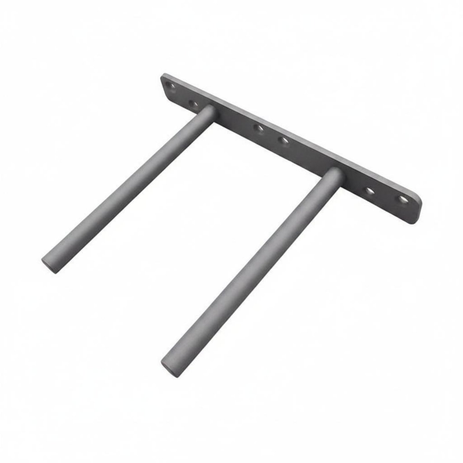 Space Saving T-Shaped Shelf Bracket Long-Lasting Steel Concealed Blind Shelf Support for Office, Living Room