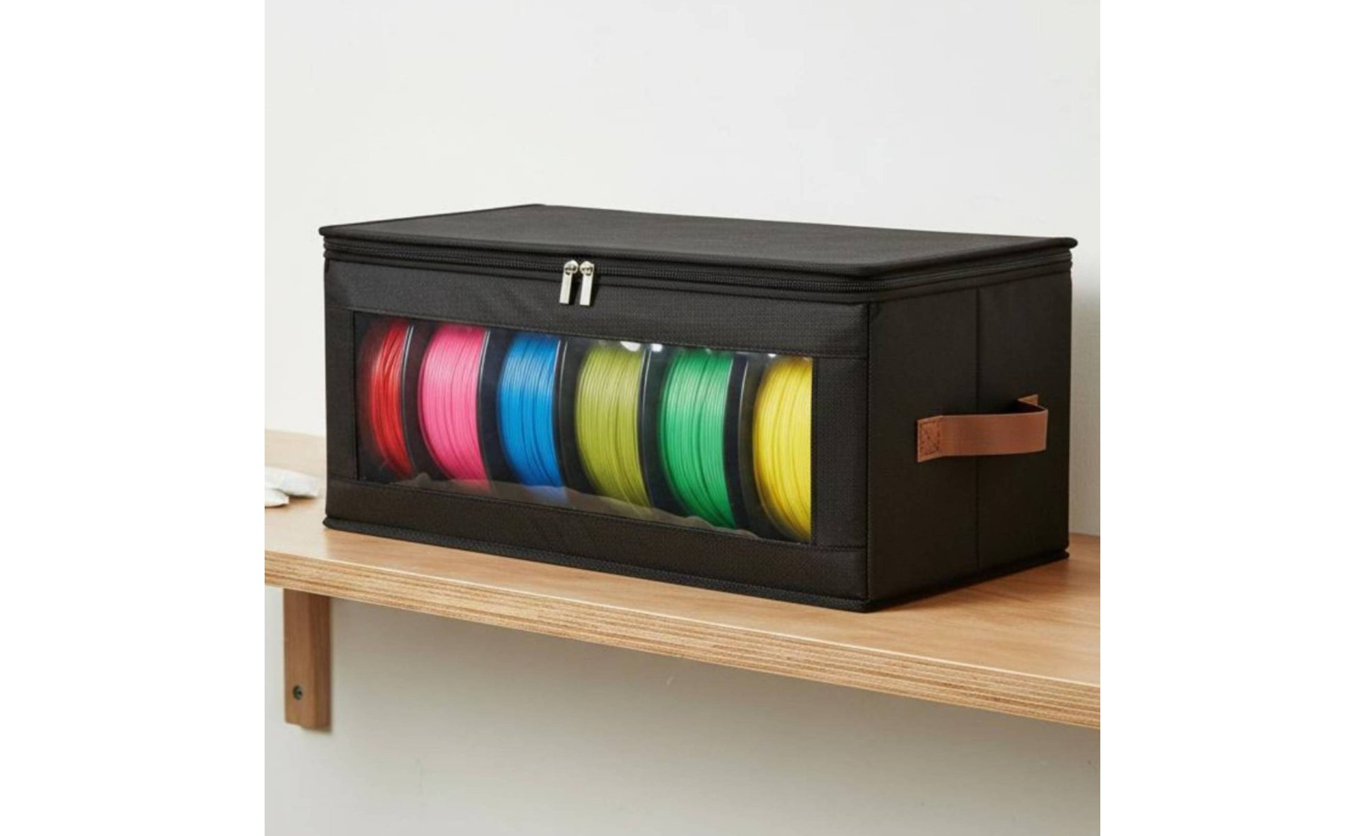 3D Printer Filament Storage Box Holds 6 Rolls for Workshop, Studio, Makers