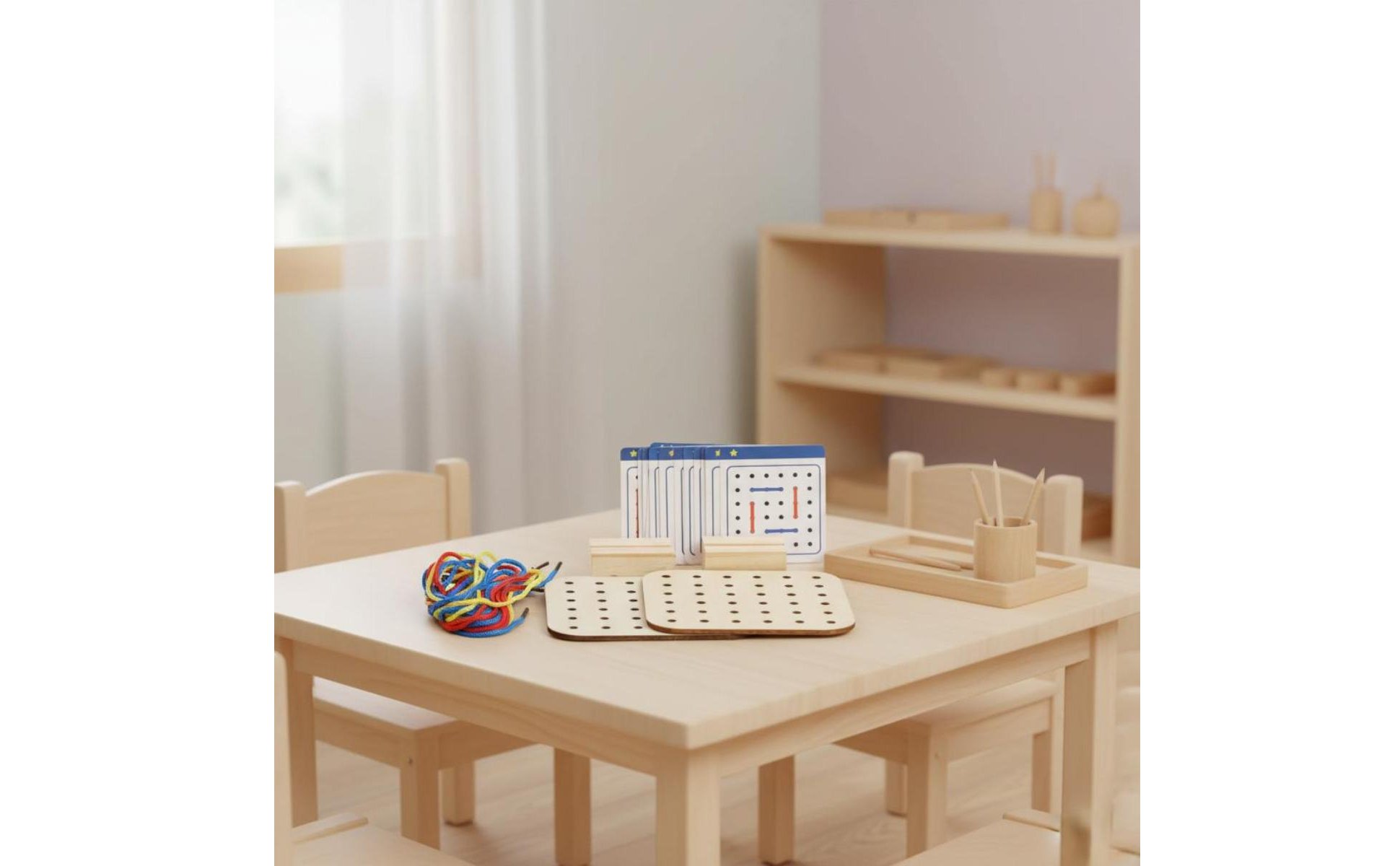Threading Game Toy Fine Movement Skills Lacing Board Toy Concentration Training