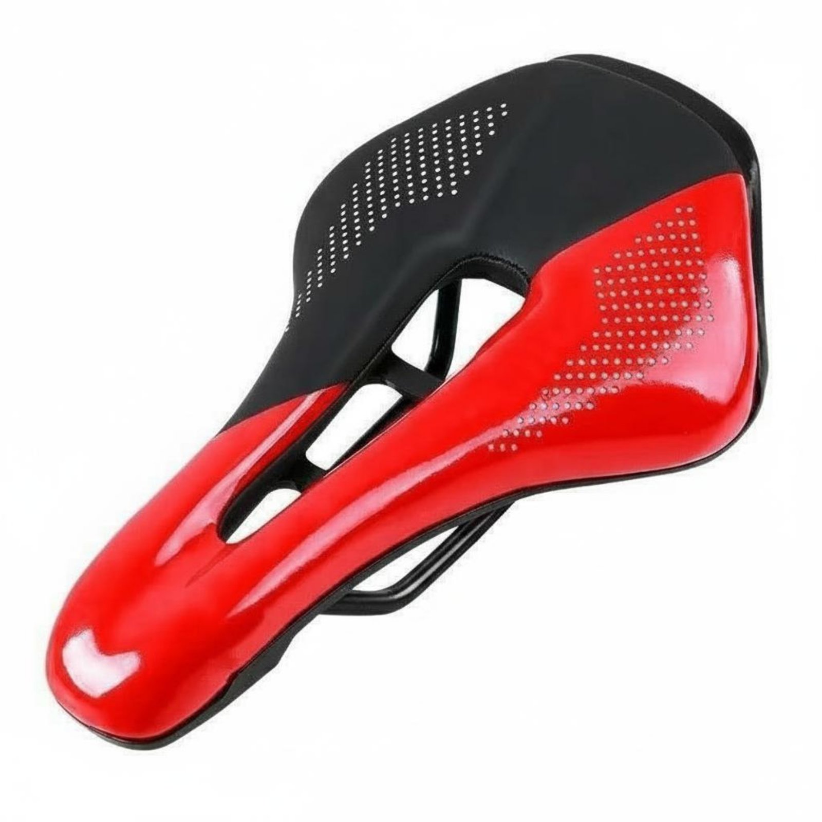Comfortable Hollow Bike Saddle Pressure Relief Hollow Bike Saddle Pad Shock Absorbing Silicone Cycle Seat Breathable
