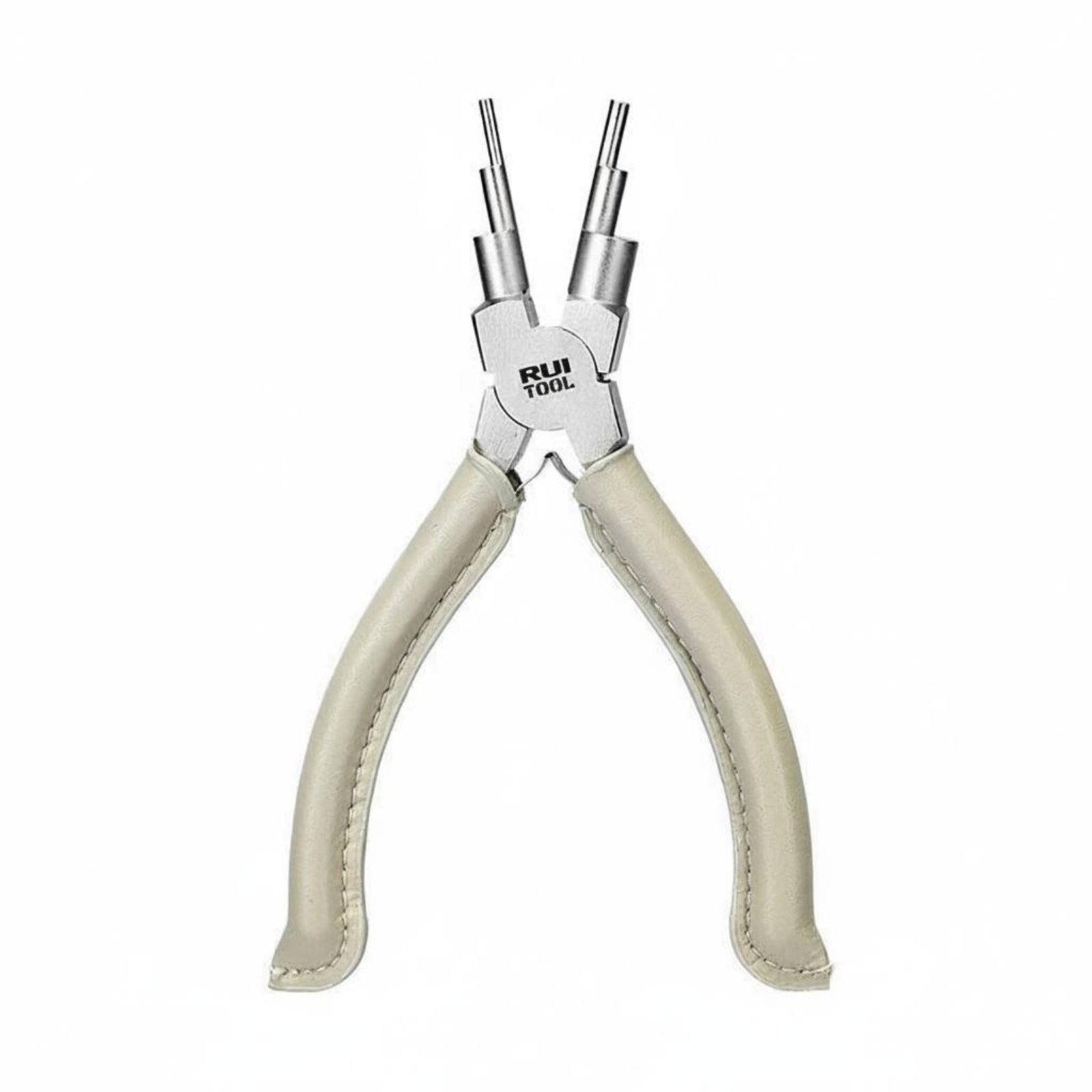 Multi Function Stepped Round Nose Pliers Precision Design Wire Wrapping Pliers Comfortable Grip Non-Slip Handle for Jewelers, Crafters