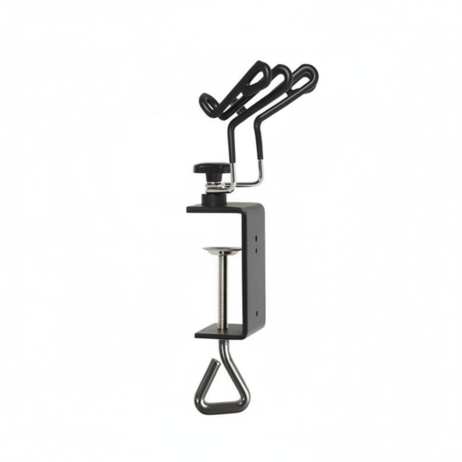 Stable Base Double Airbrush Holder Space Saving Double Pen Holder Stand Tool Organizer Desktop Airbrush Stand Easy to Use for Model Makers, Nail Artists, Workbench