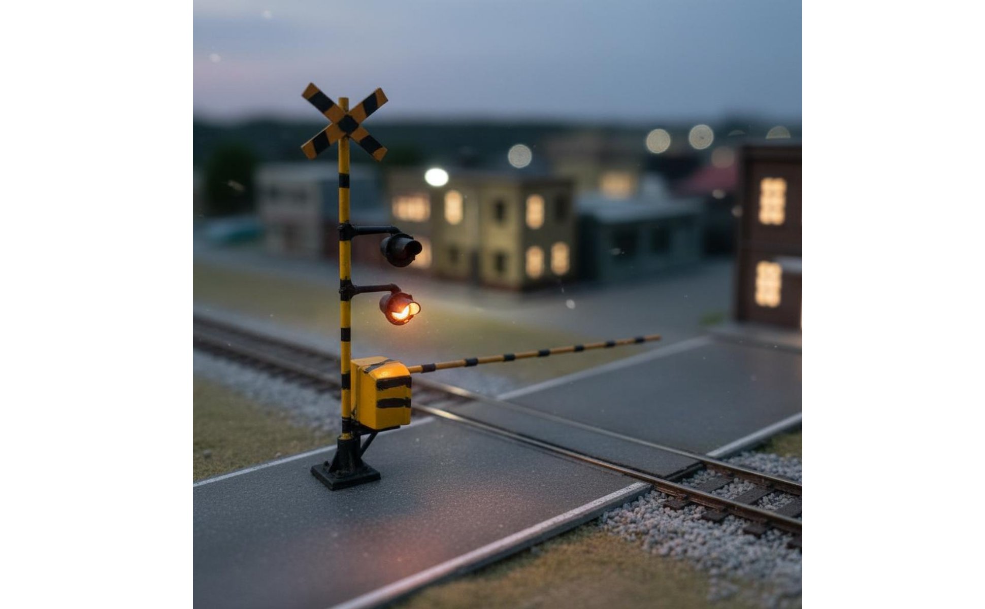 Feu Signalisation Ferroviaire Miniature Échelle 1/64 pour Miniature Scene