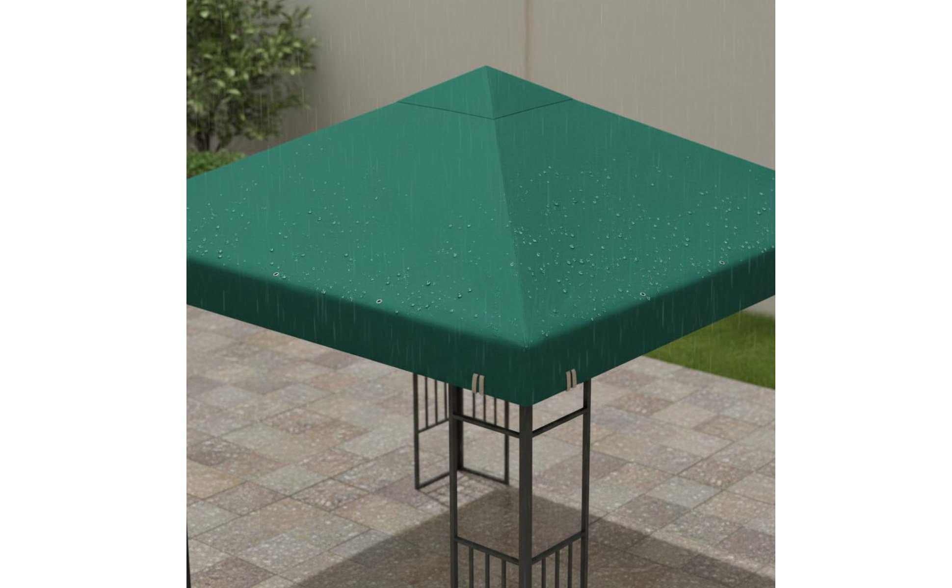 Double Tier Gazebo Canopy Sun Shade 10 X 10 Gazebo Canopy Protection