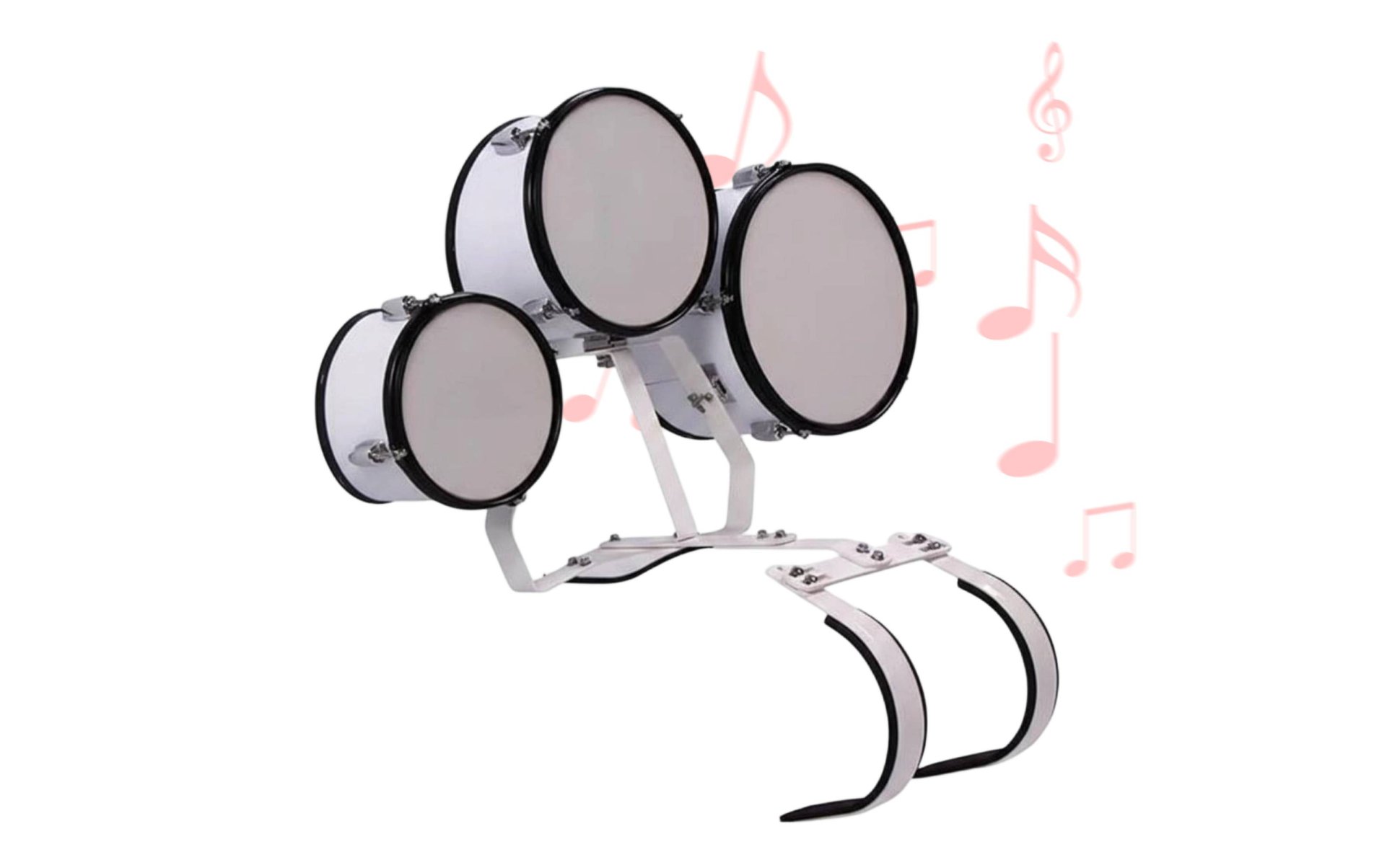 Multi Tone Marching Drum Back Assistance Framework Marching Drum Set