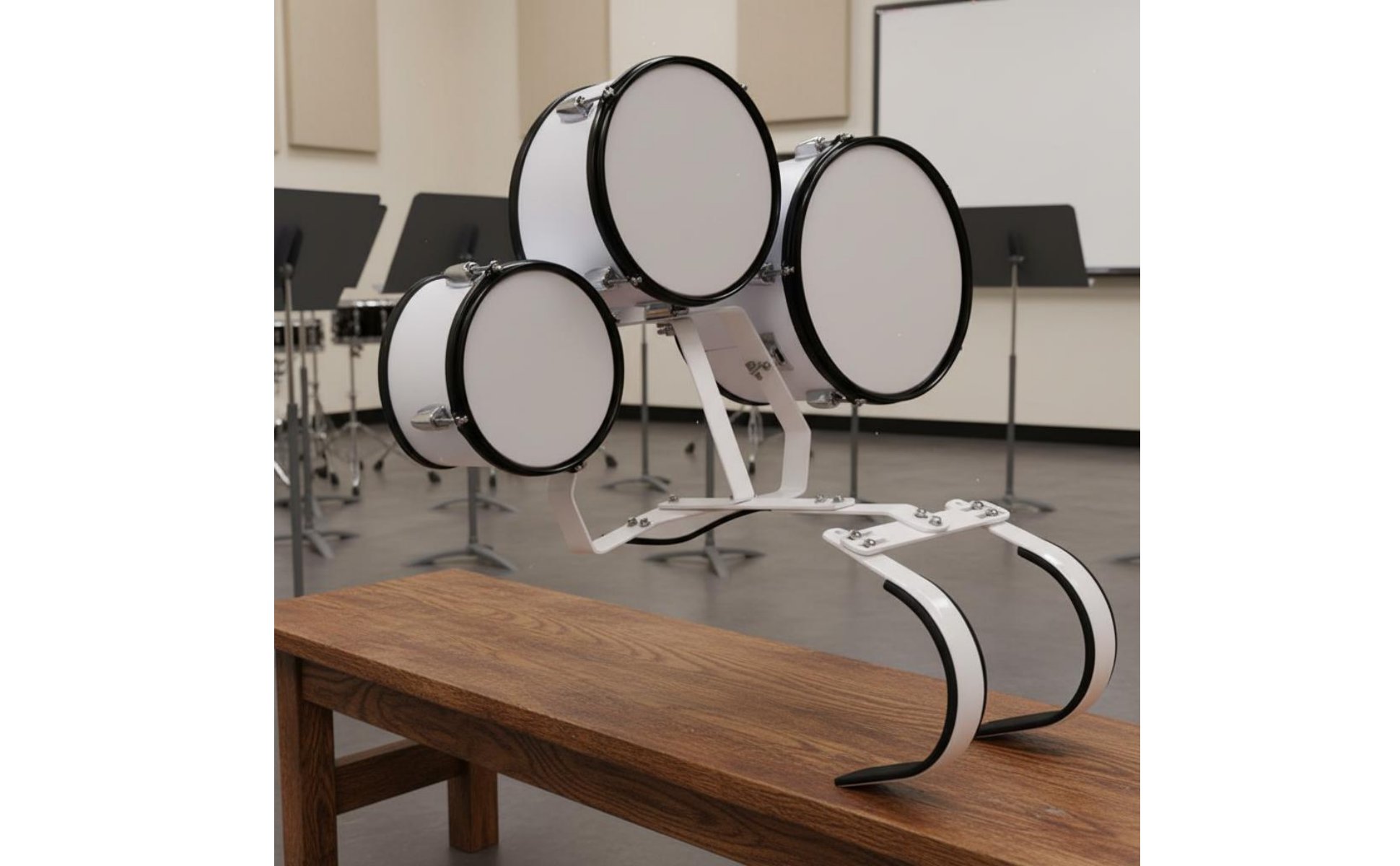 Multi Tone Marching Drum Back Assistance Framework Marching Drum Set