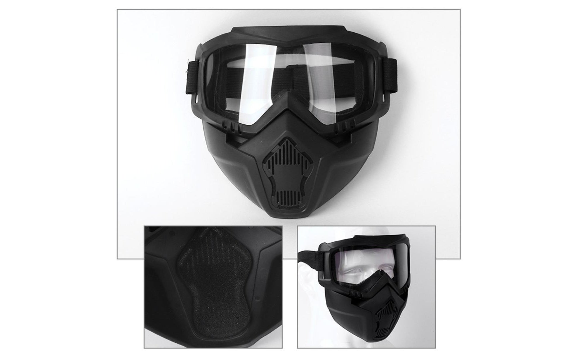 Auto-Darkening Metal-Joining Mask Dustproof Metal-Joining Face Guard Windproof
