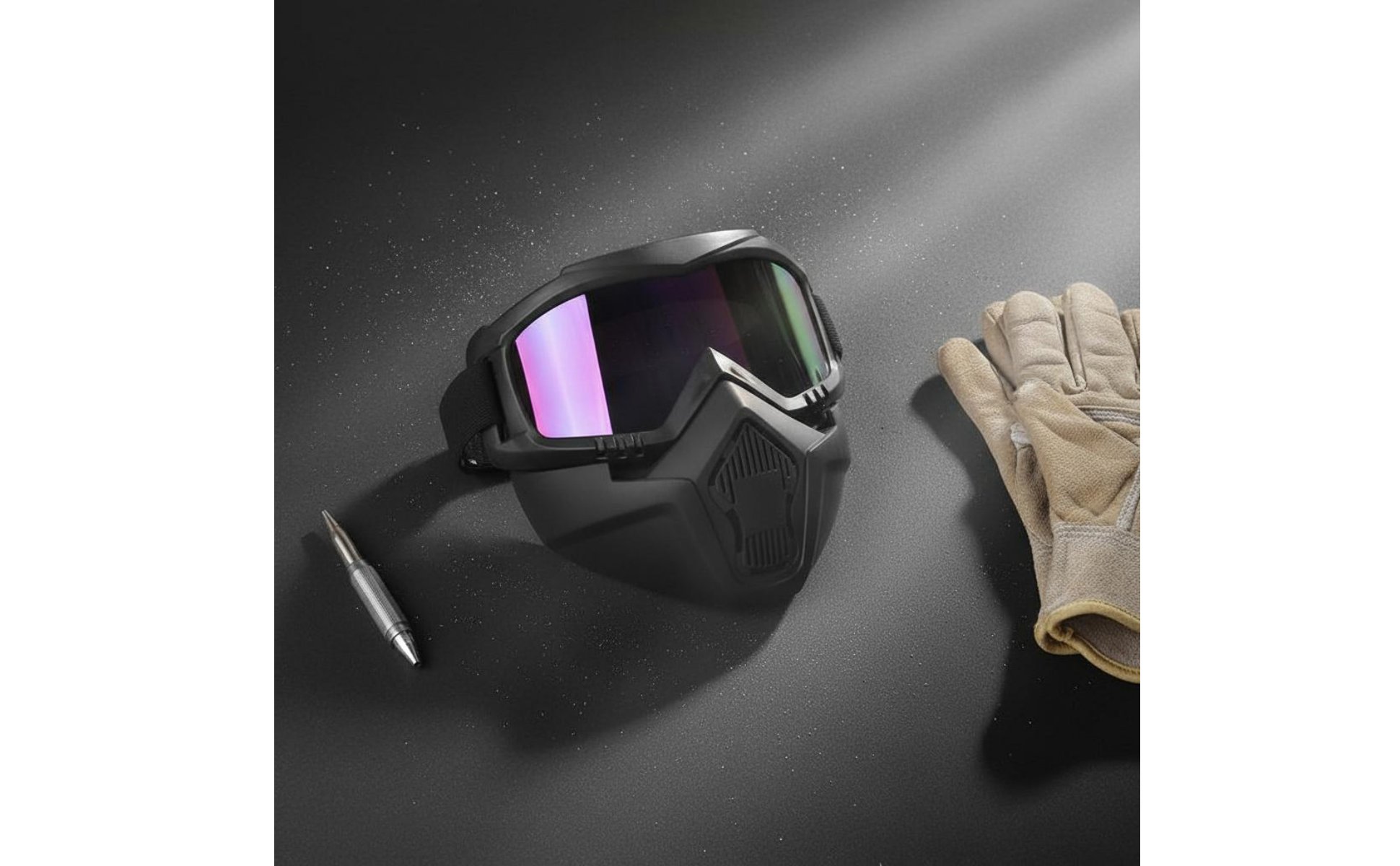 Auto-Darkening Metal-Joining Mask Dustproof Metal-Joining Face Guard Windproof