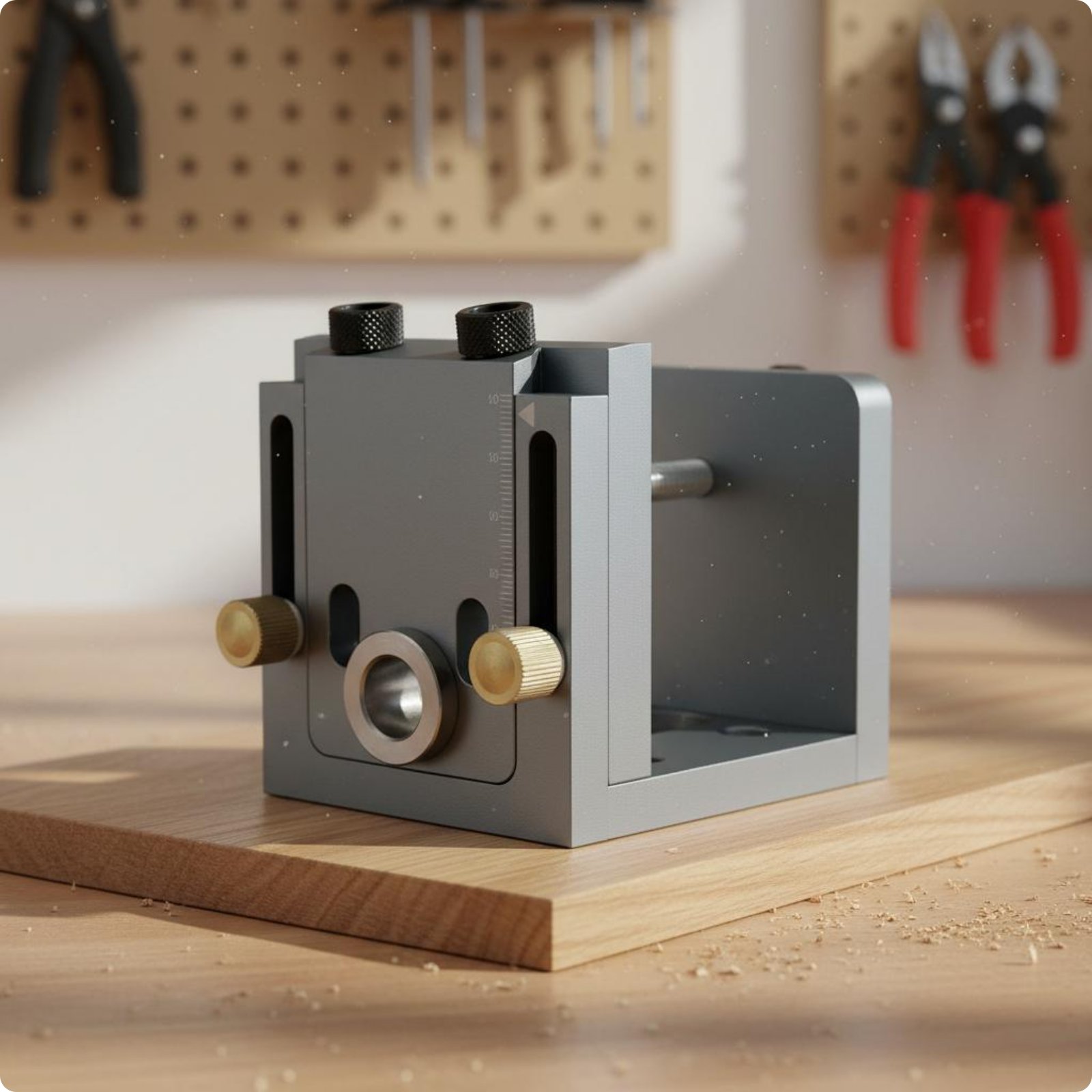 3 in 1 Drilling Template Easy to Use Angled Hole Jig All-Metal Construction