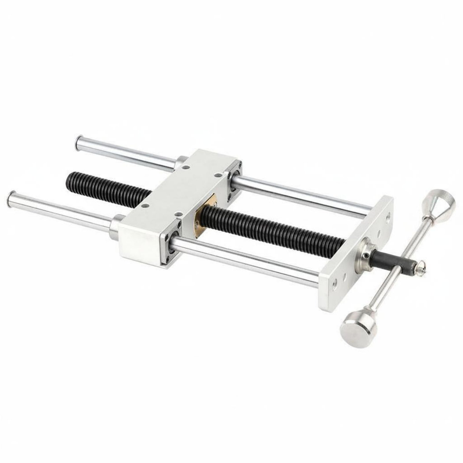 Twin Rod Bench Vise Heavy Duty Carpentry Bench Vise Versatile Grip Table Clamp for Workshop