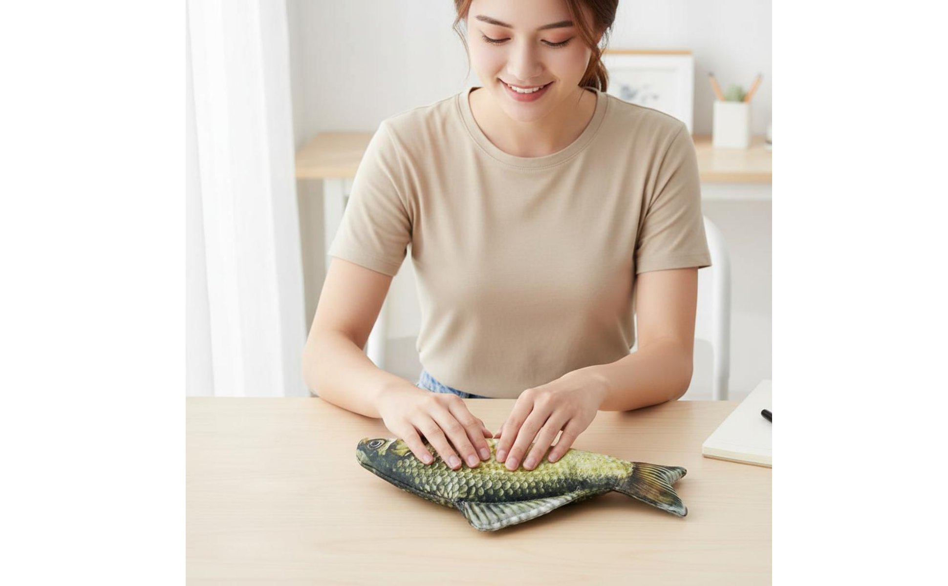 Aquatic Creature Writing Instrument Case Novelty Design Realistic Aquatic
