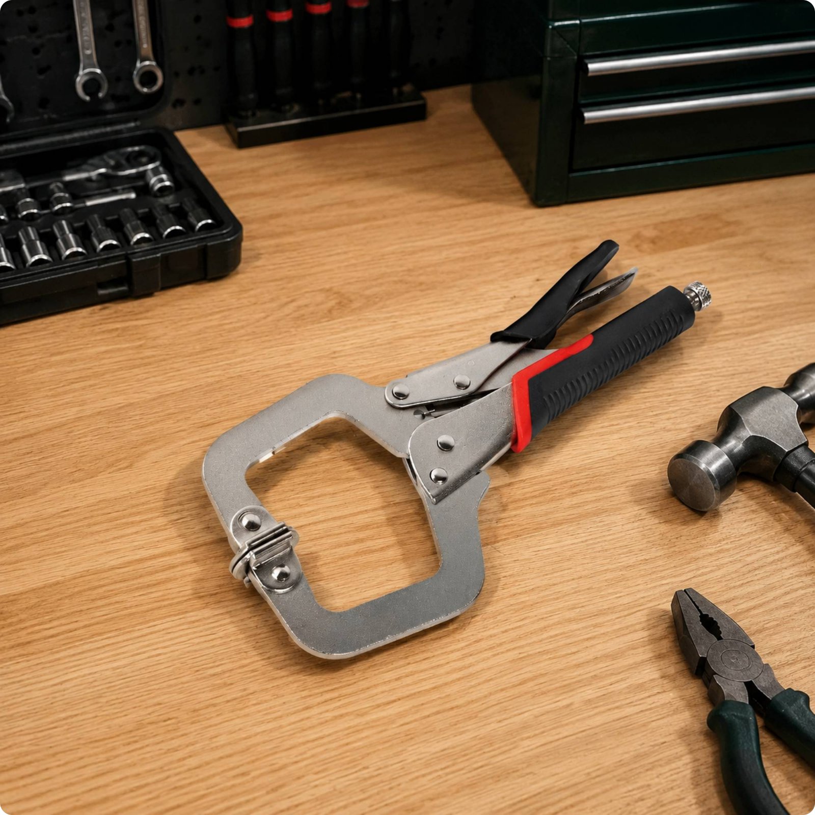 Sturdy Duty Locking Clamp Adjustable Pressure Locking Clamp Wear Resistant