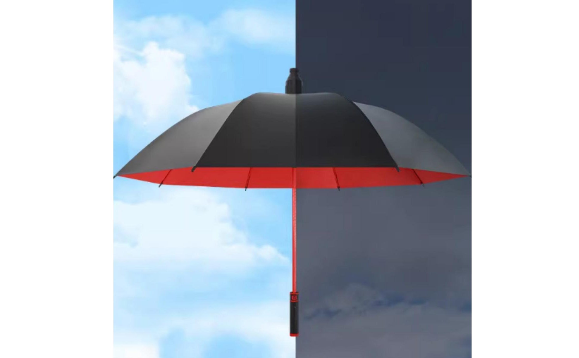 Windproof Golf Umbrella Fiberglass Frame Waterproof Sleeve Umbrella for Men