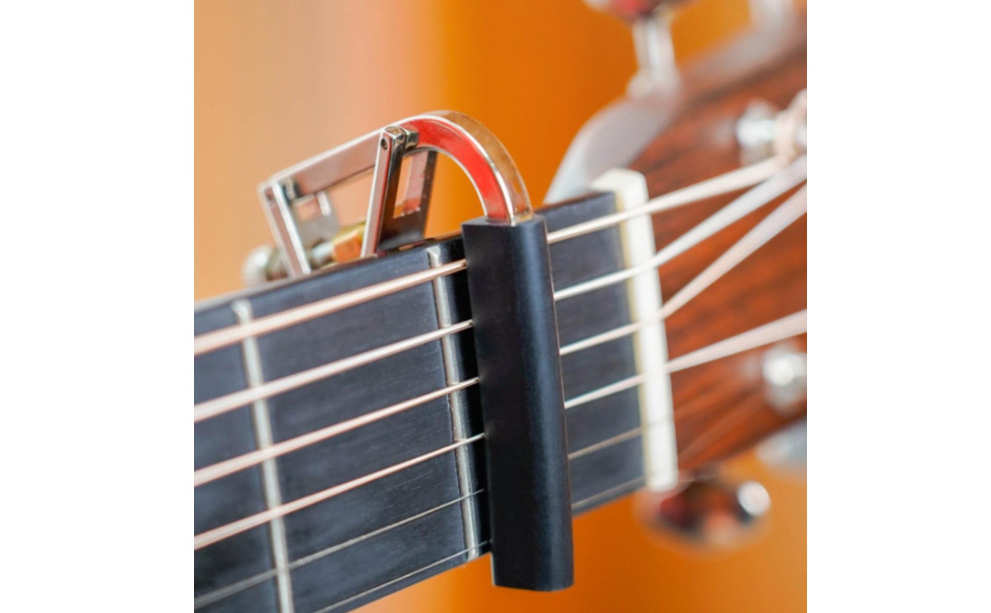 Guitar Capo Firm Grip Acoustic Guitar Capo Quick Change Key for Live Performance