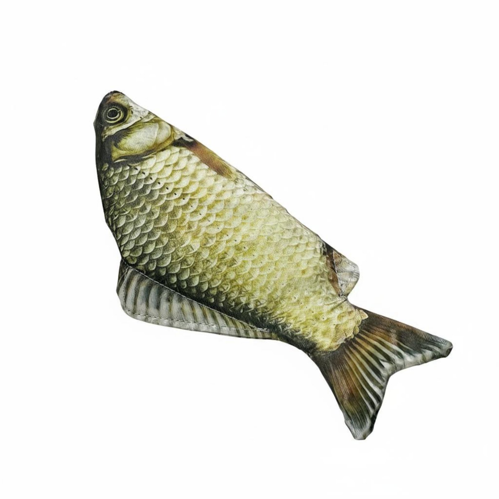 Novelty Design Fish Writing Instrument Case Lightweight Realistic Fish Pouch Gift Choice Stationery Storage Zipper Closure for Students, School